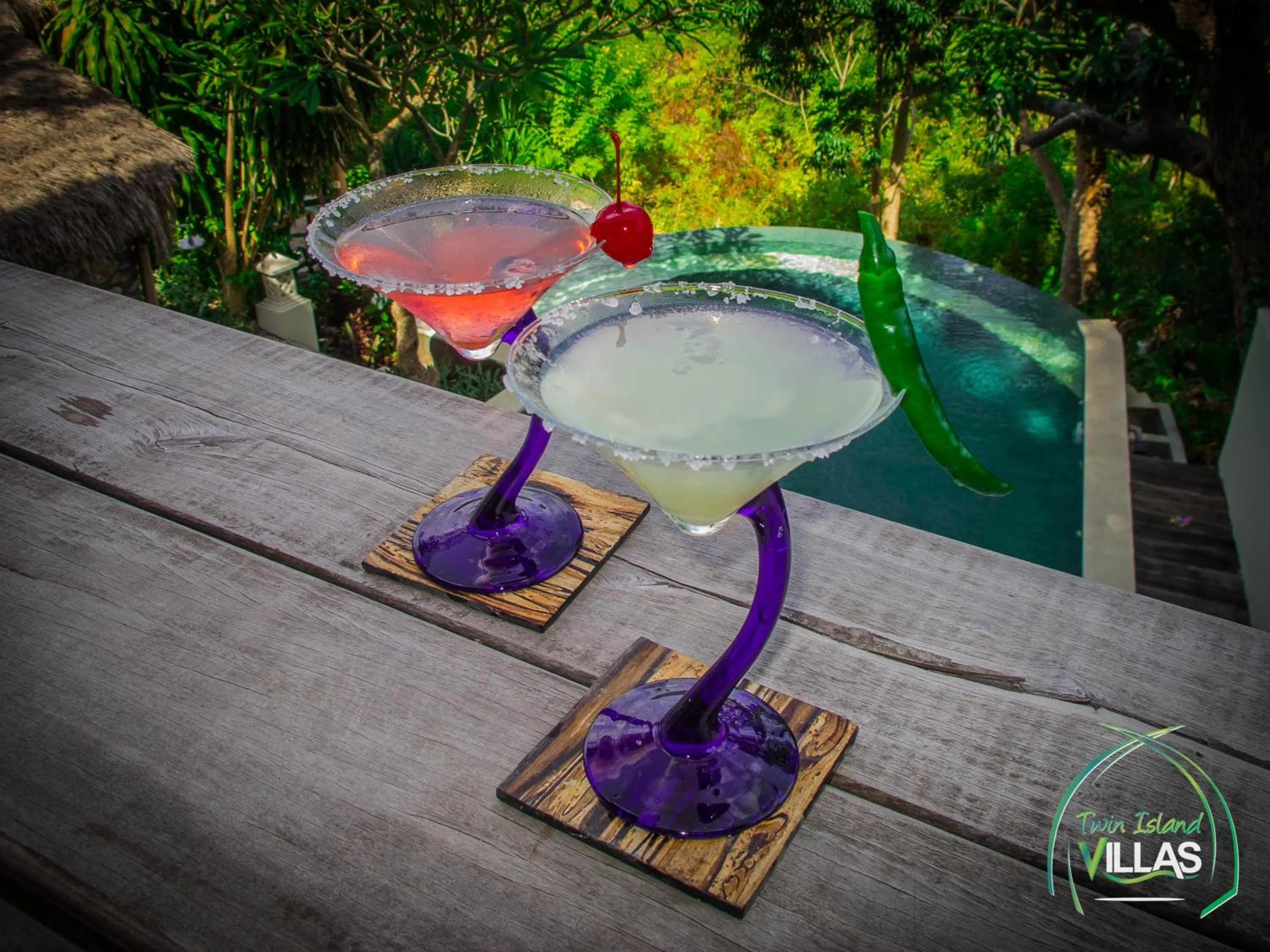 Pool view in Twin Island Villas & Dive Resort