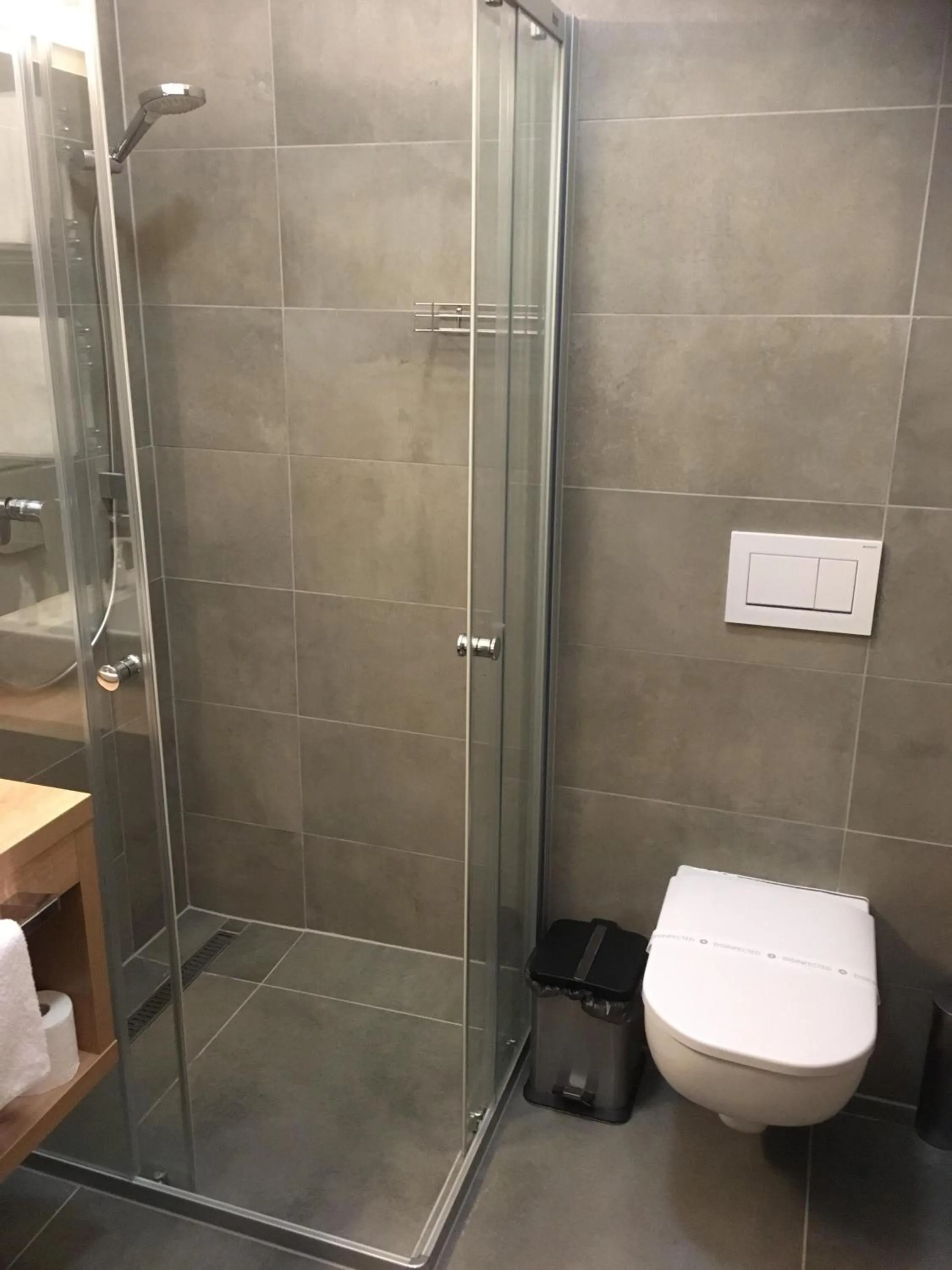 Shower in Sareza hotel