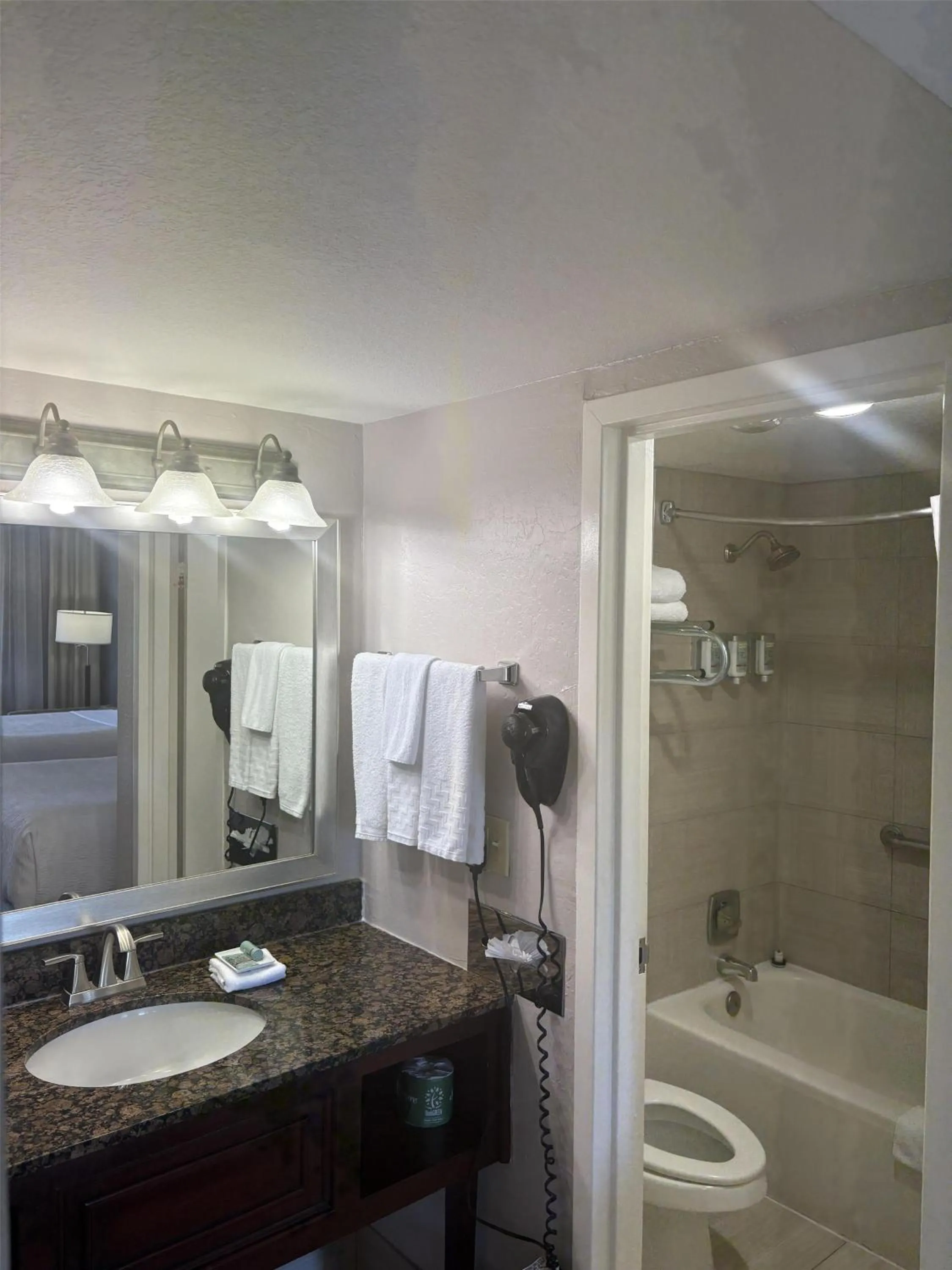Bathroom in SureStay InnSuites Phoenix Hotel & Suites by Best Western