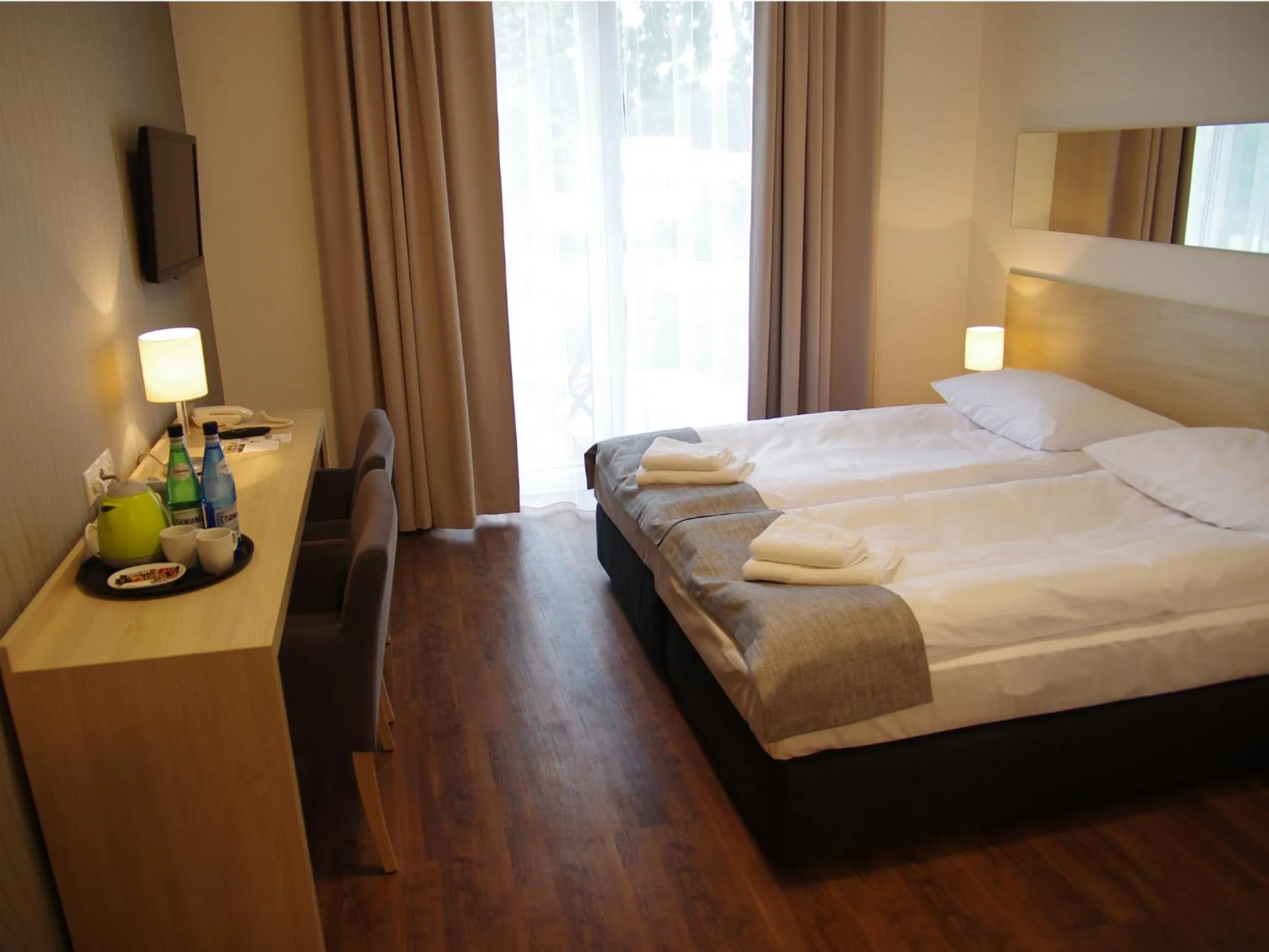 Bedroom, Bed in Hotel Uniejów