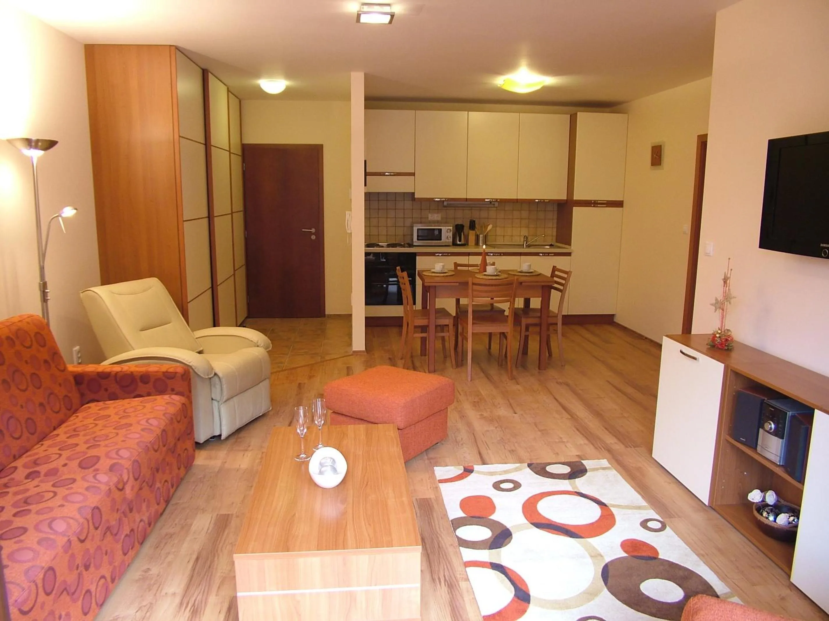 Kitchen or kitchenette in Apartmán KLAUDIA Tále
