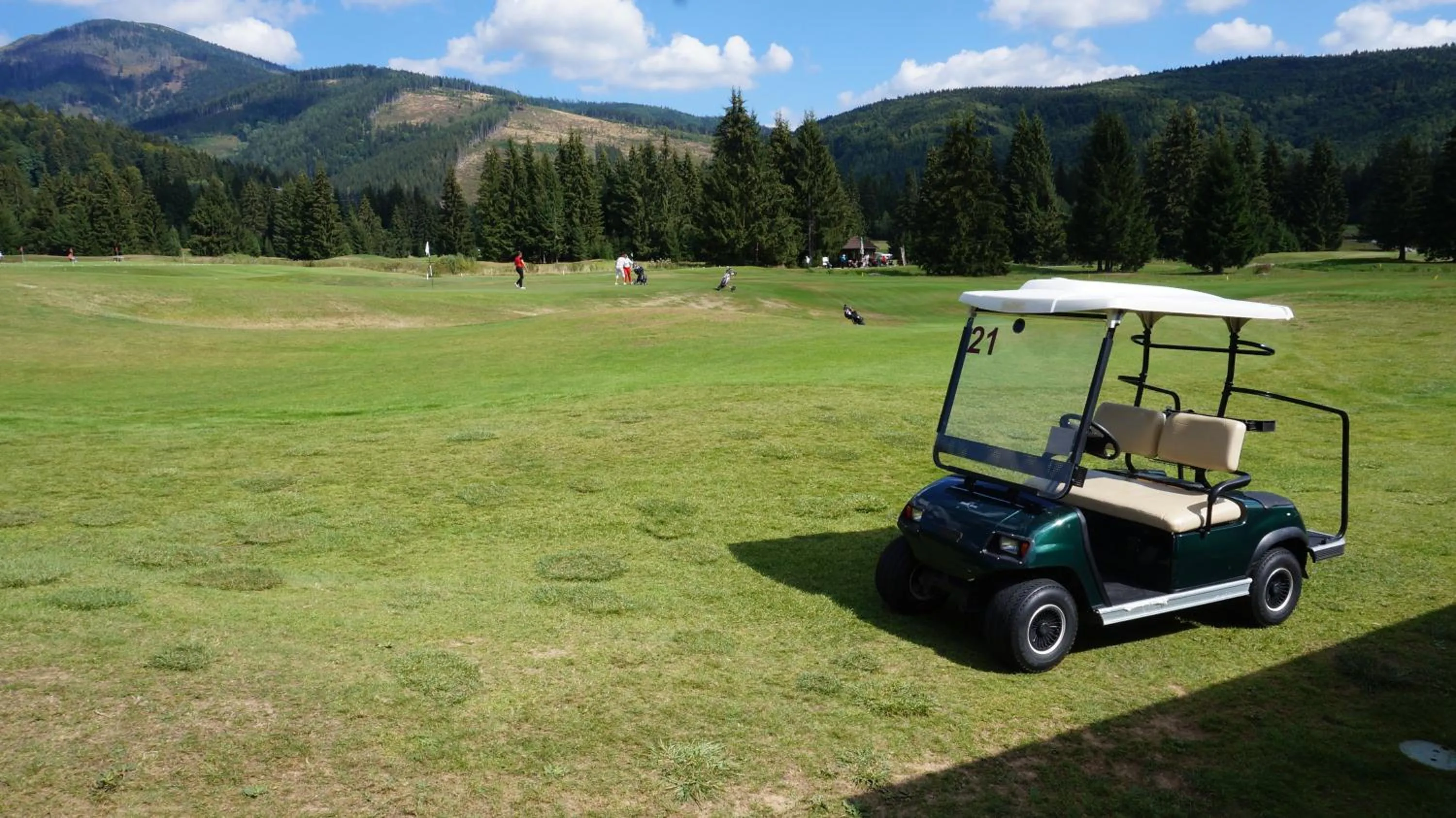 Golfcourse in Apartmán KLAUDIA Tále