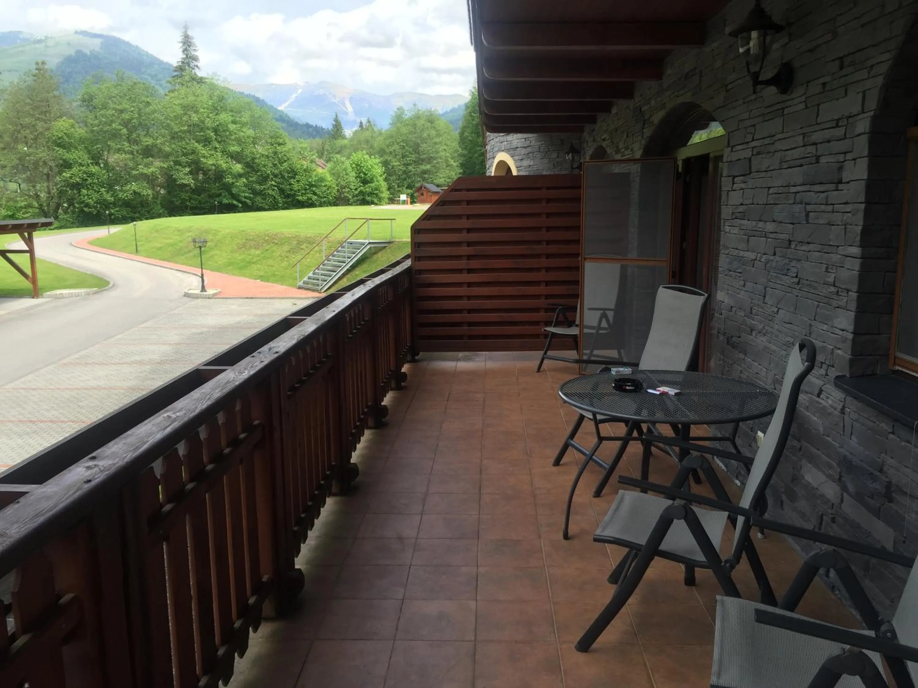Balcony/Terrace in Apartmán KLAUDIA Tále