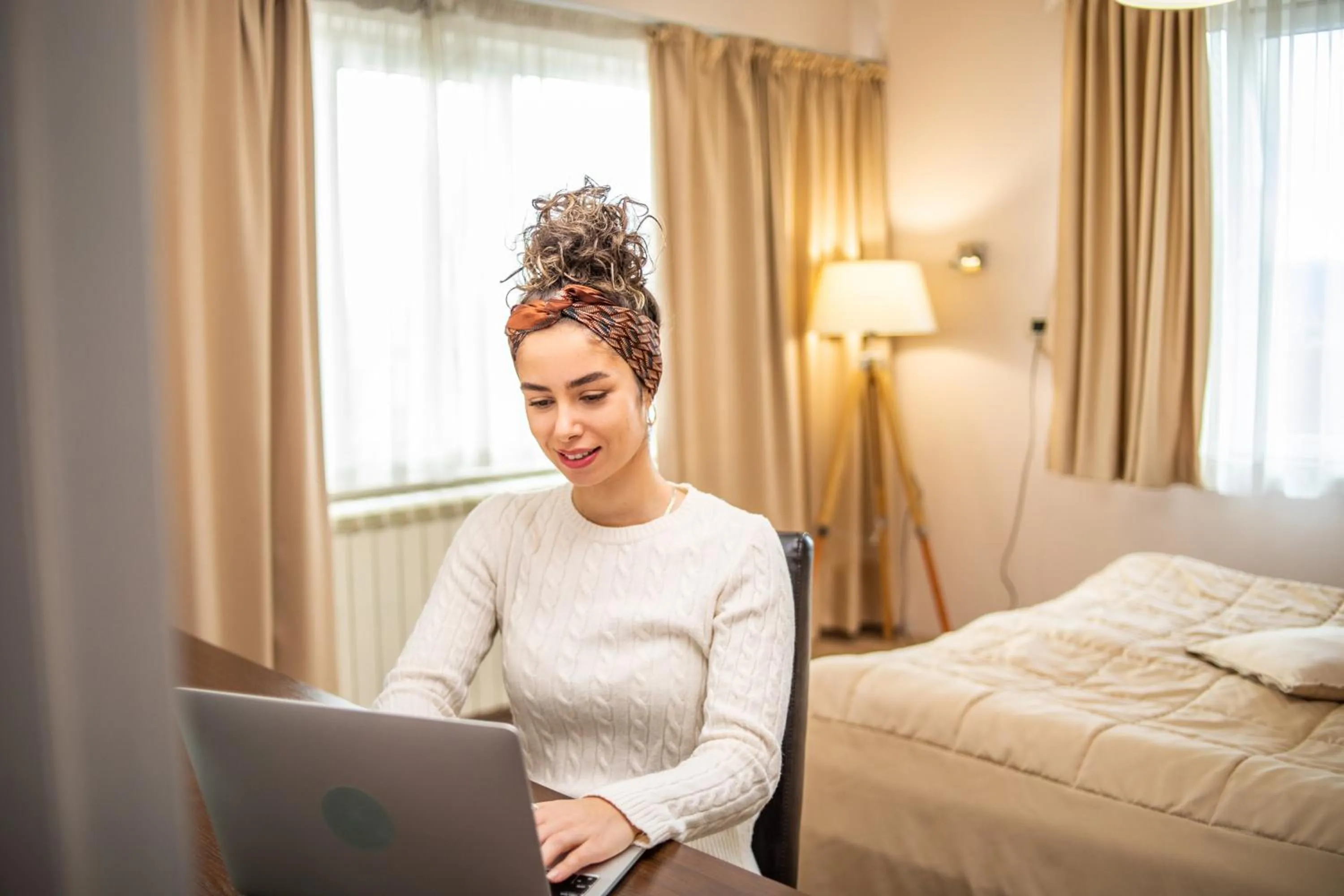 Bed in Garni Hotel 018 In