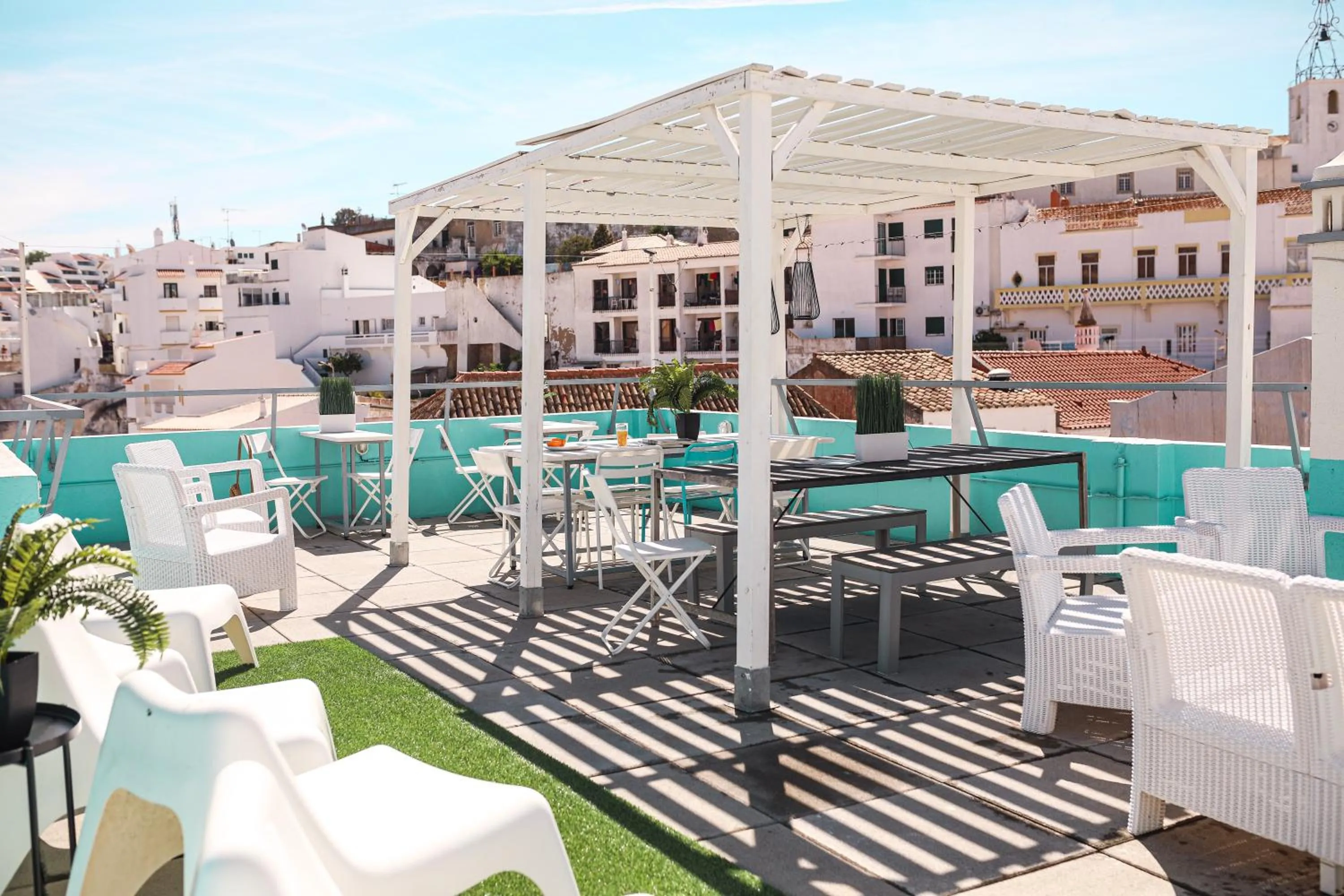 Patio in Peneco Albufeira GuestHouse