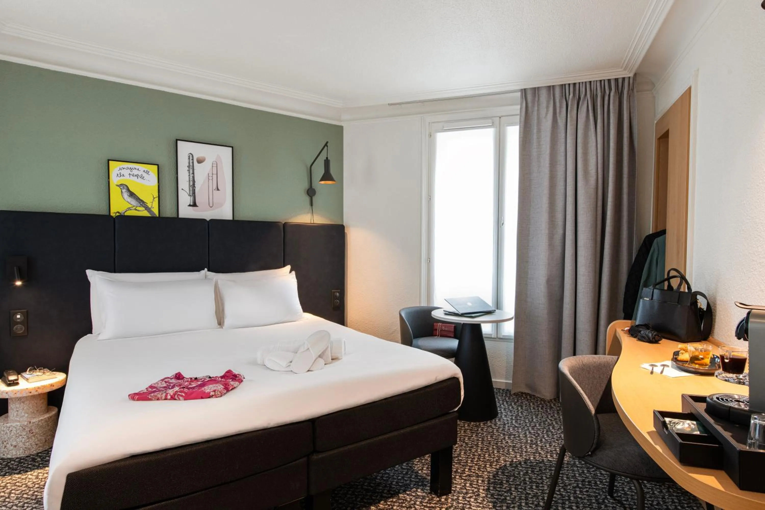 TV and multimedia, Bed in ibis Paris Grands Boulevards Opéra 9e