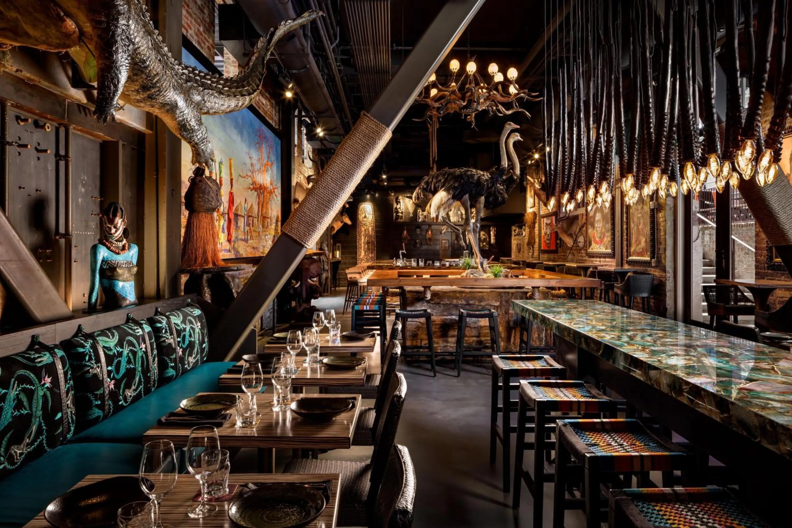 Lounge or bar in JW Marriott Savannah Plant Riverside District