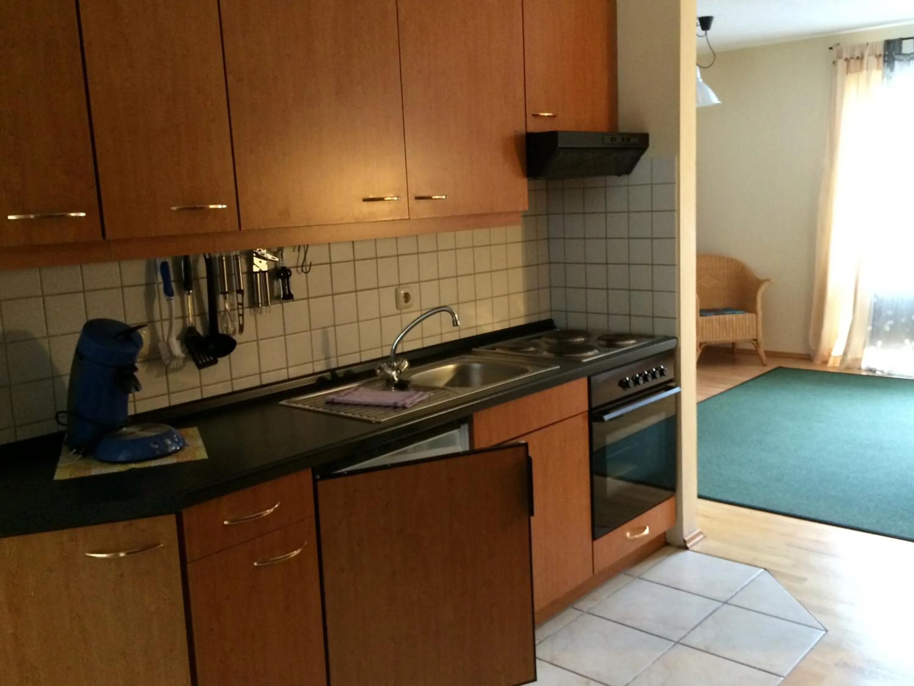 Kitchen or kitchenette in Ferienresidenz Am weißen Regen