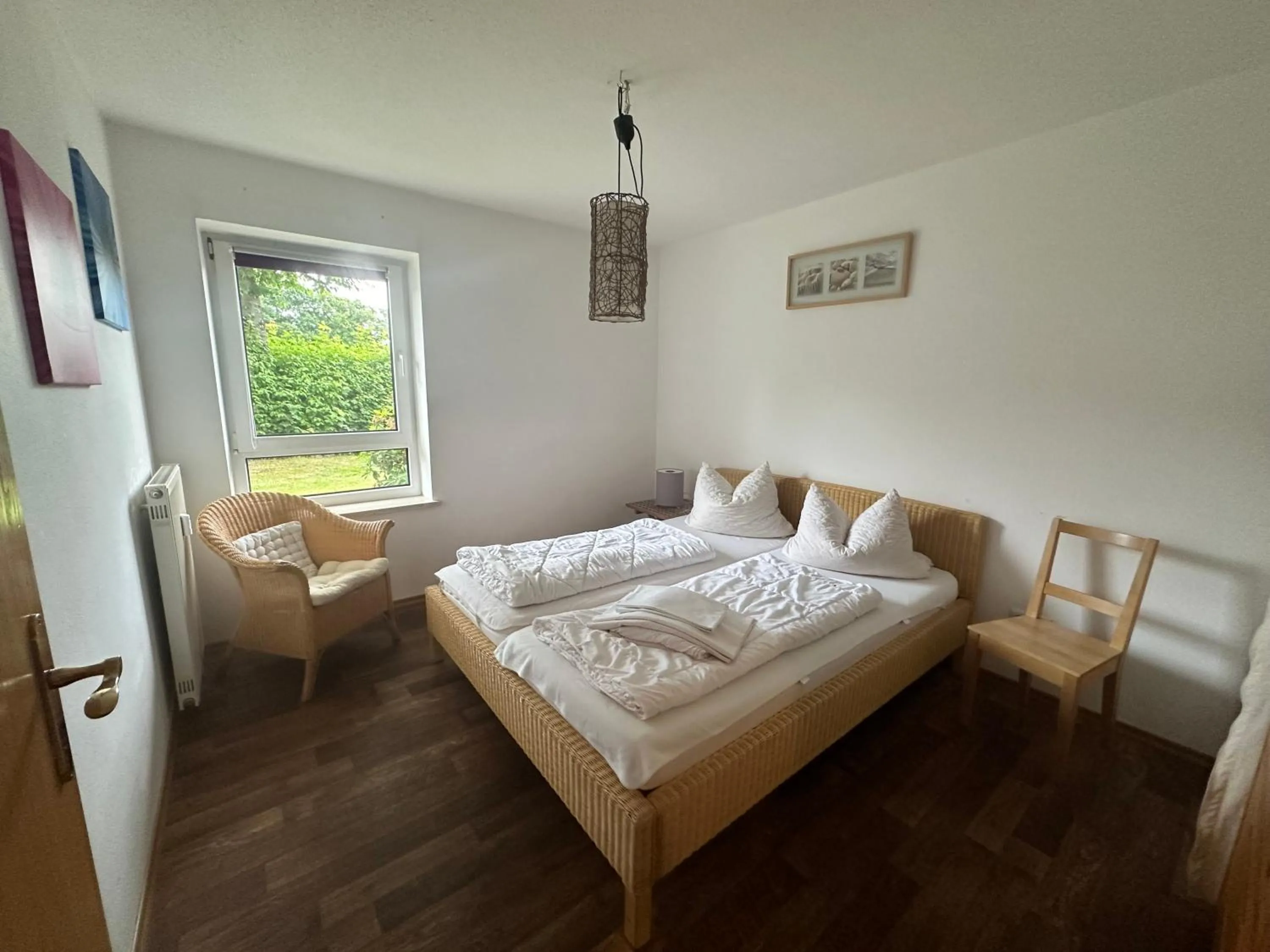 Bed in Ferienresidenz Am weißen Regen