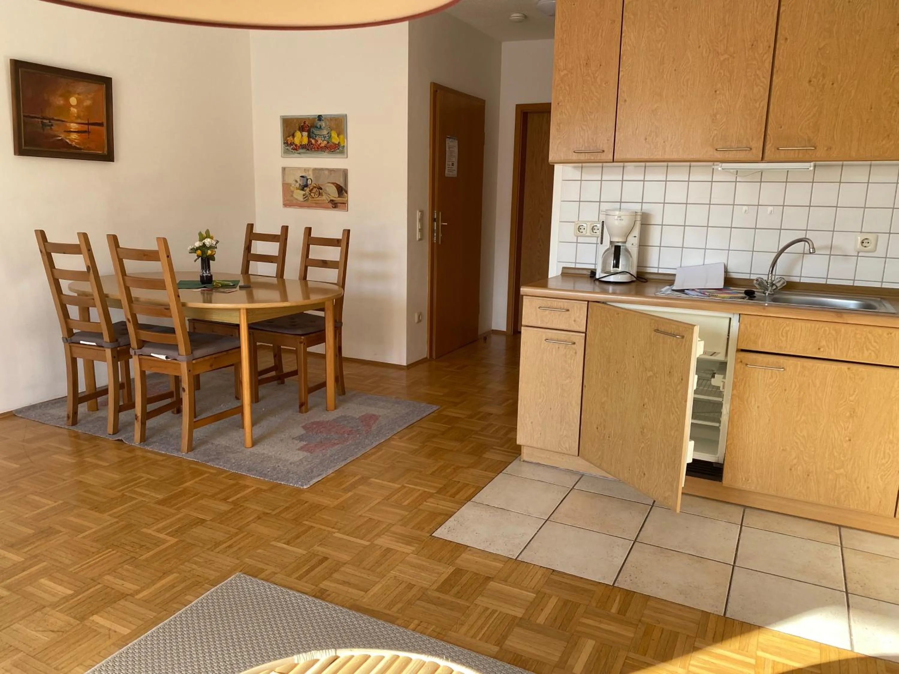 Kitchen or kitchenette in Ferienresidenz Am weißen Regen