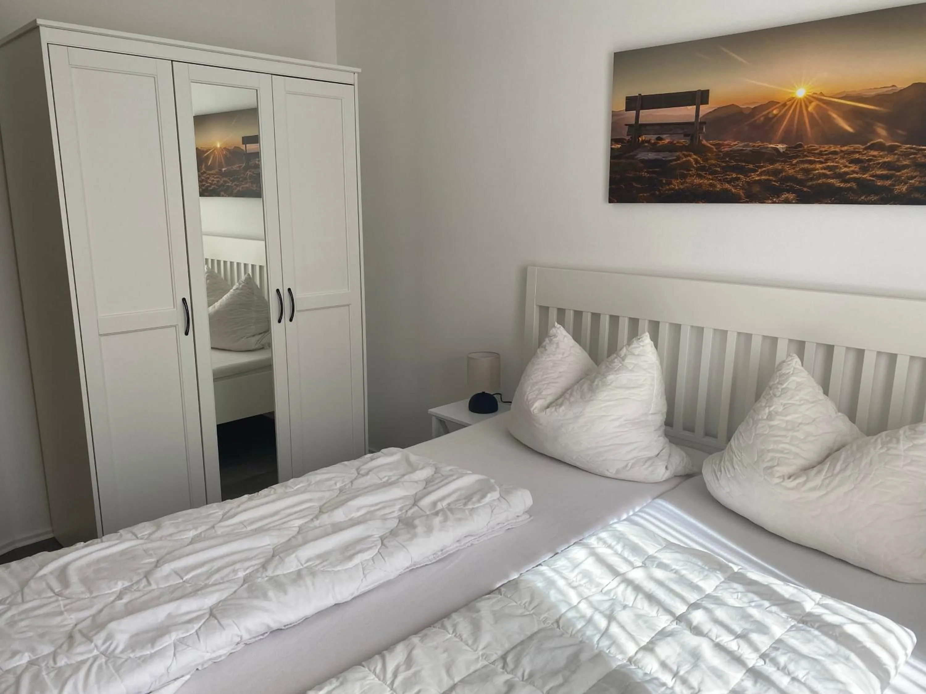 Bed in Ferienresidenz Am weißen Regen