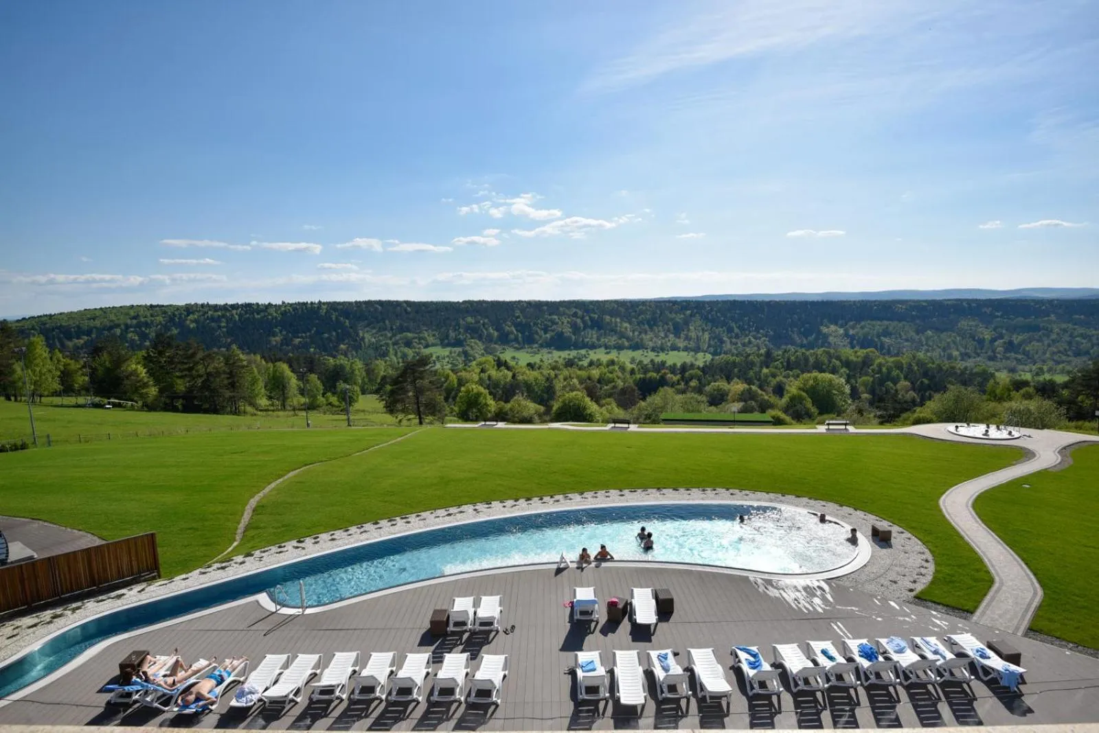 Mountain view in Hotel Arłamów