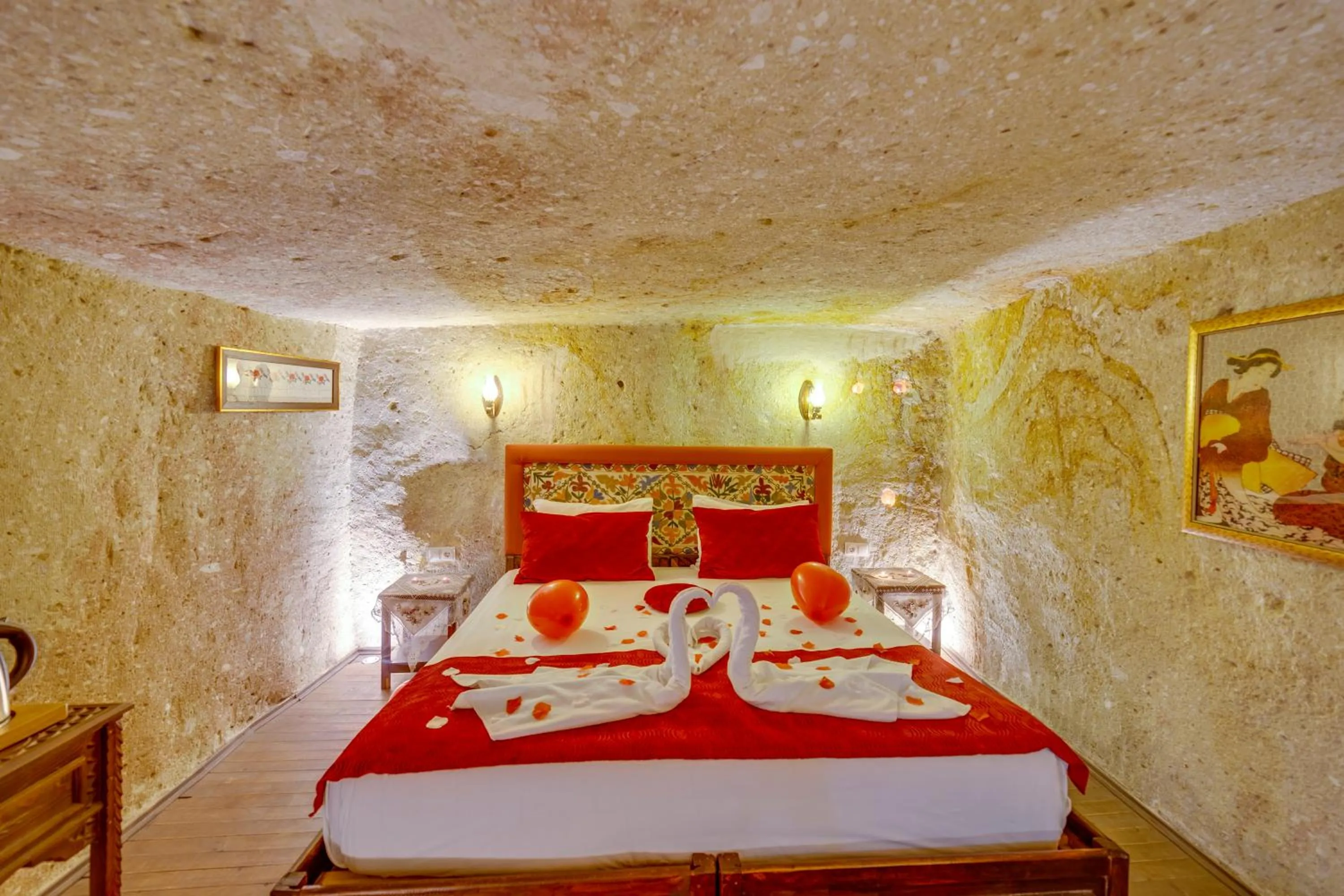 Bed in Cappadocia Abras Cave Hotel