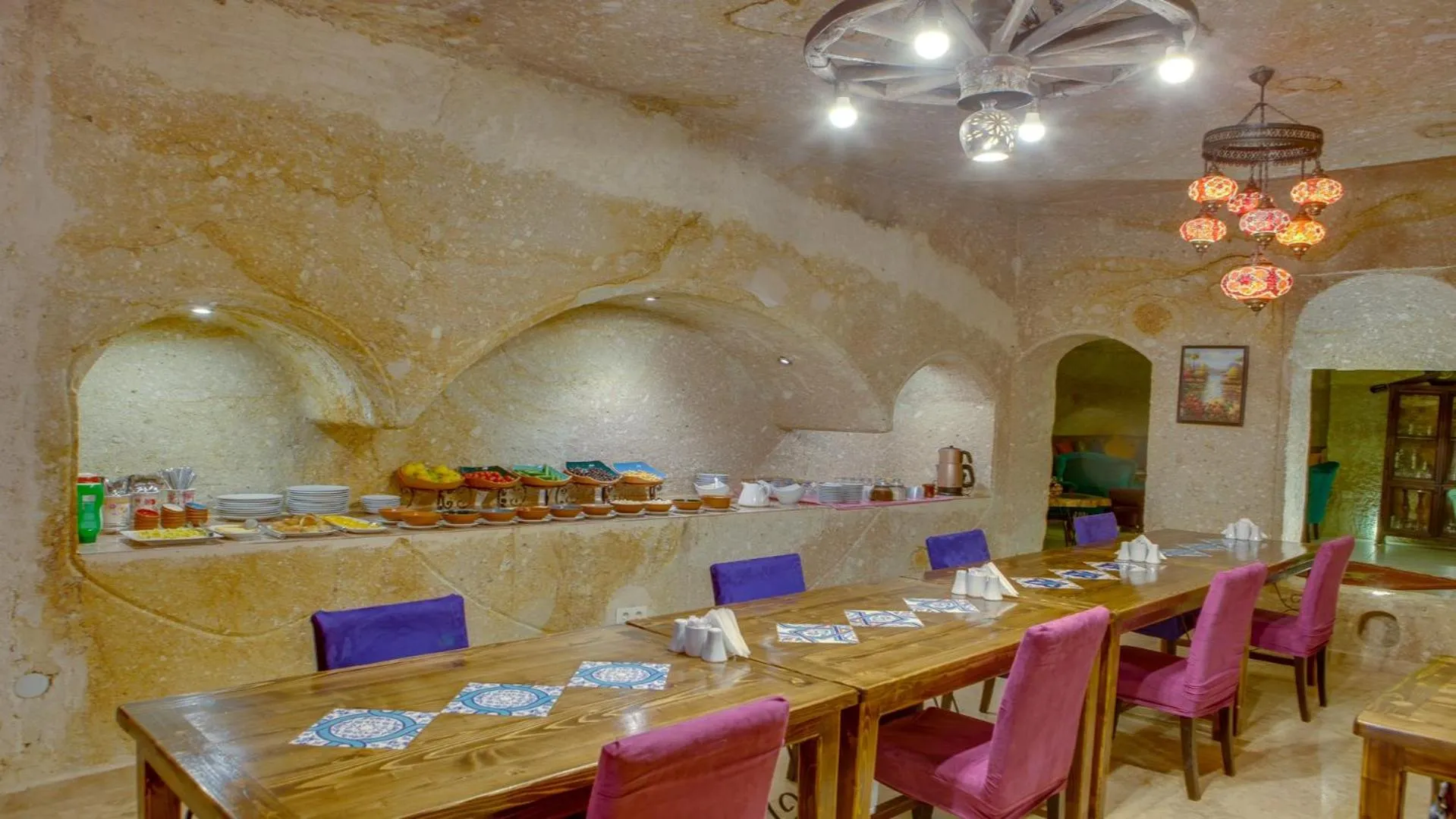 Restaurant/places to eat in Cappadocia Abras Cave Hotel