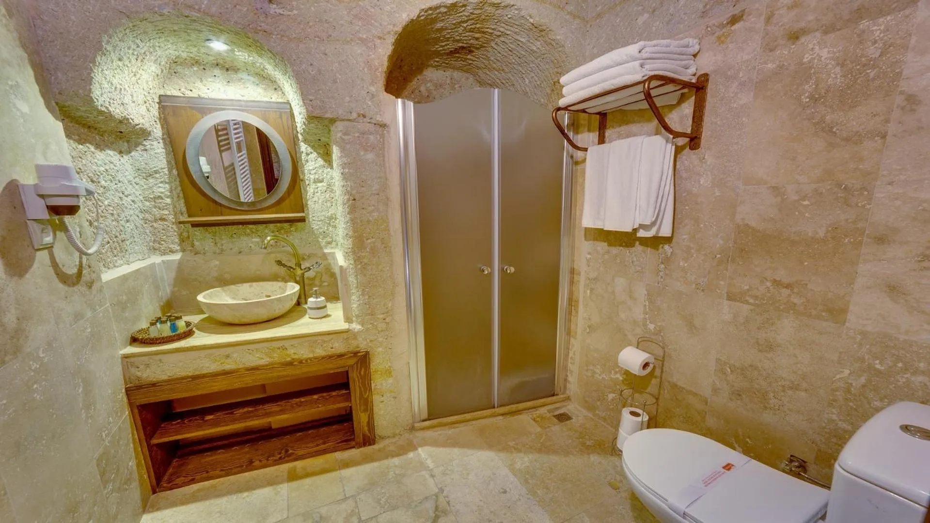 Bathroom in Cappadocia Abras Cave Hotel