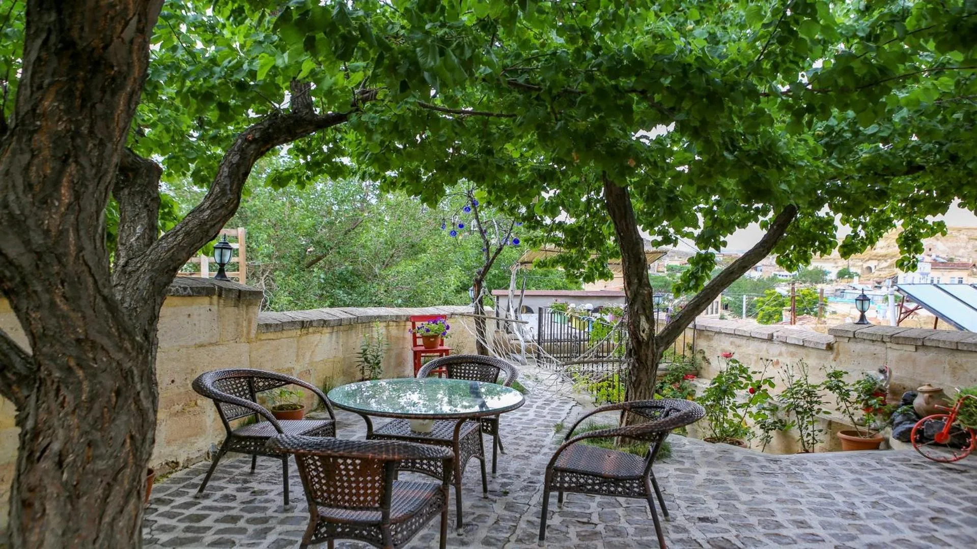 Patio in Cappadocia Abras Cave Hotel