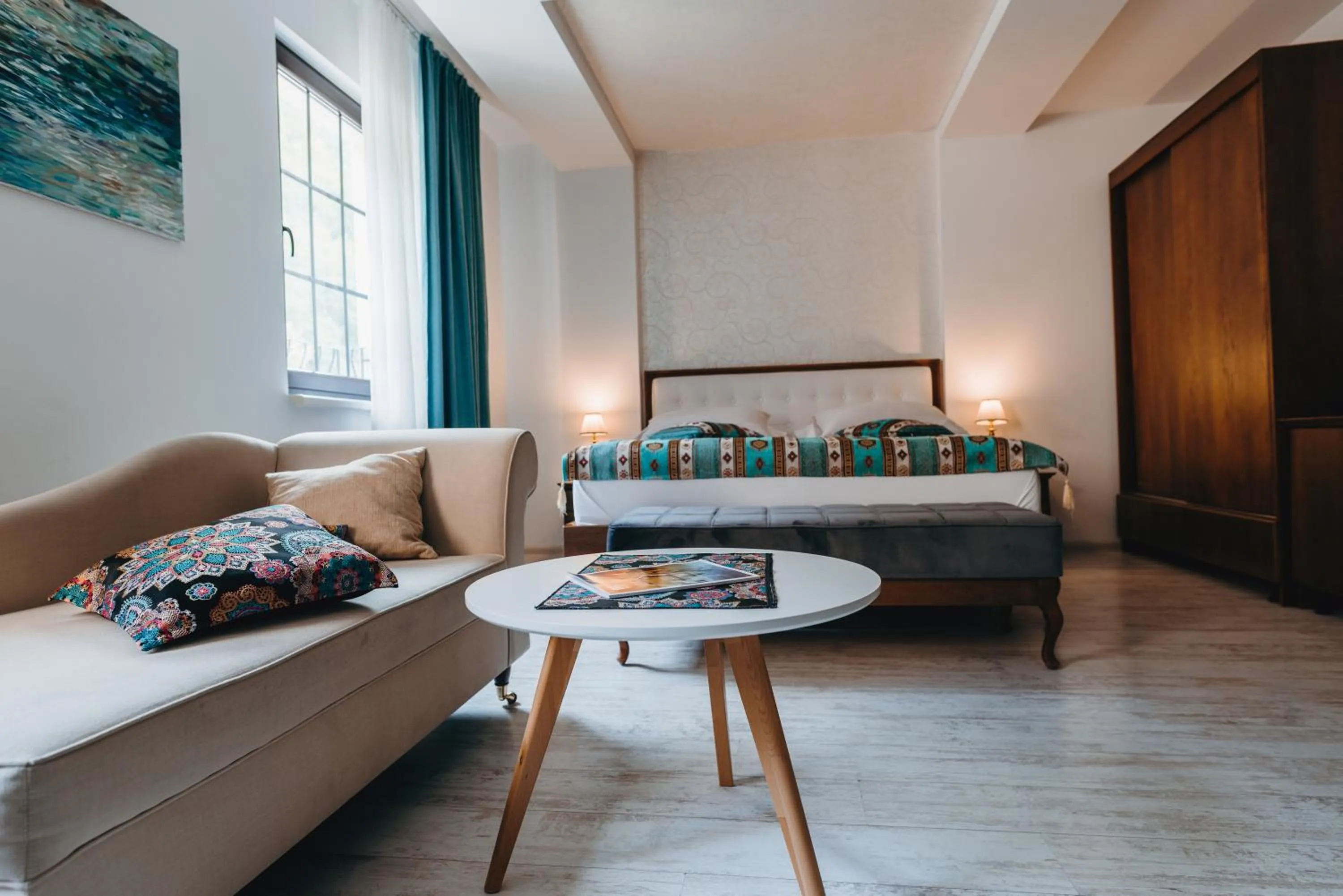 Bed in Hotel Kostelski Buk