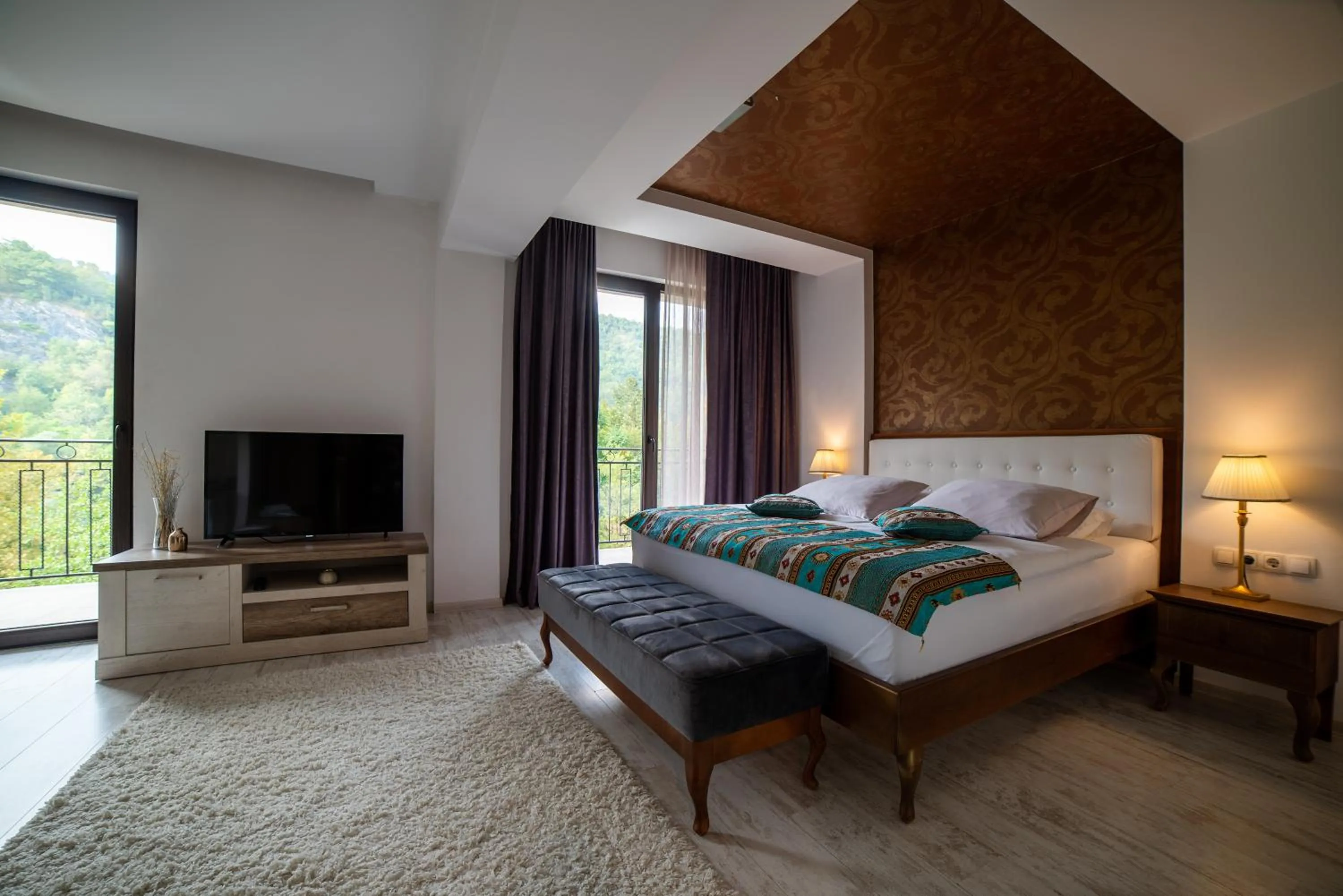 Bed in Hotel Kostelski Buk