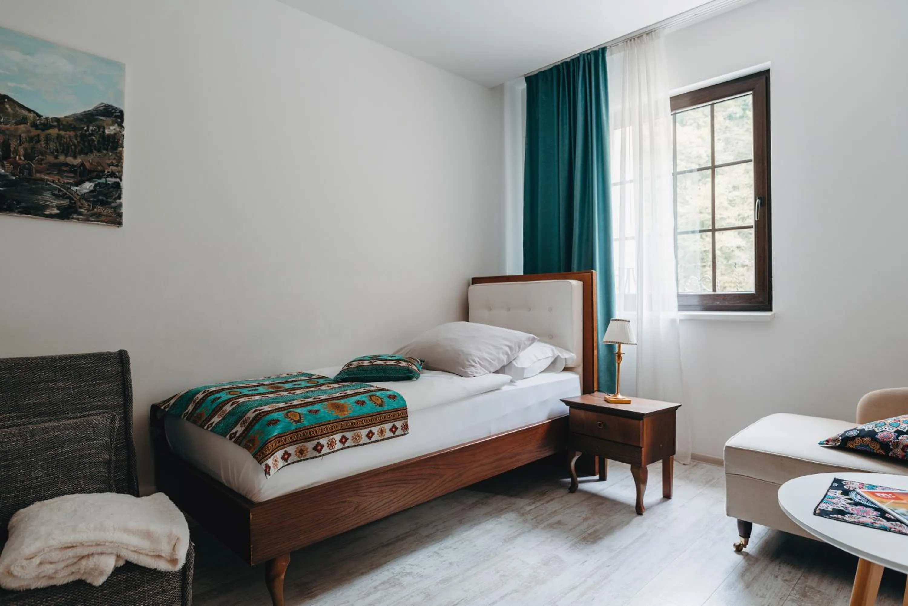 Bed in Hotel Kostelski Buk