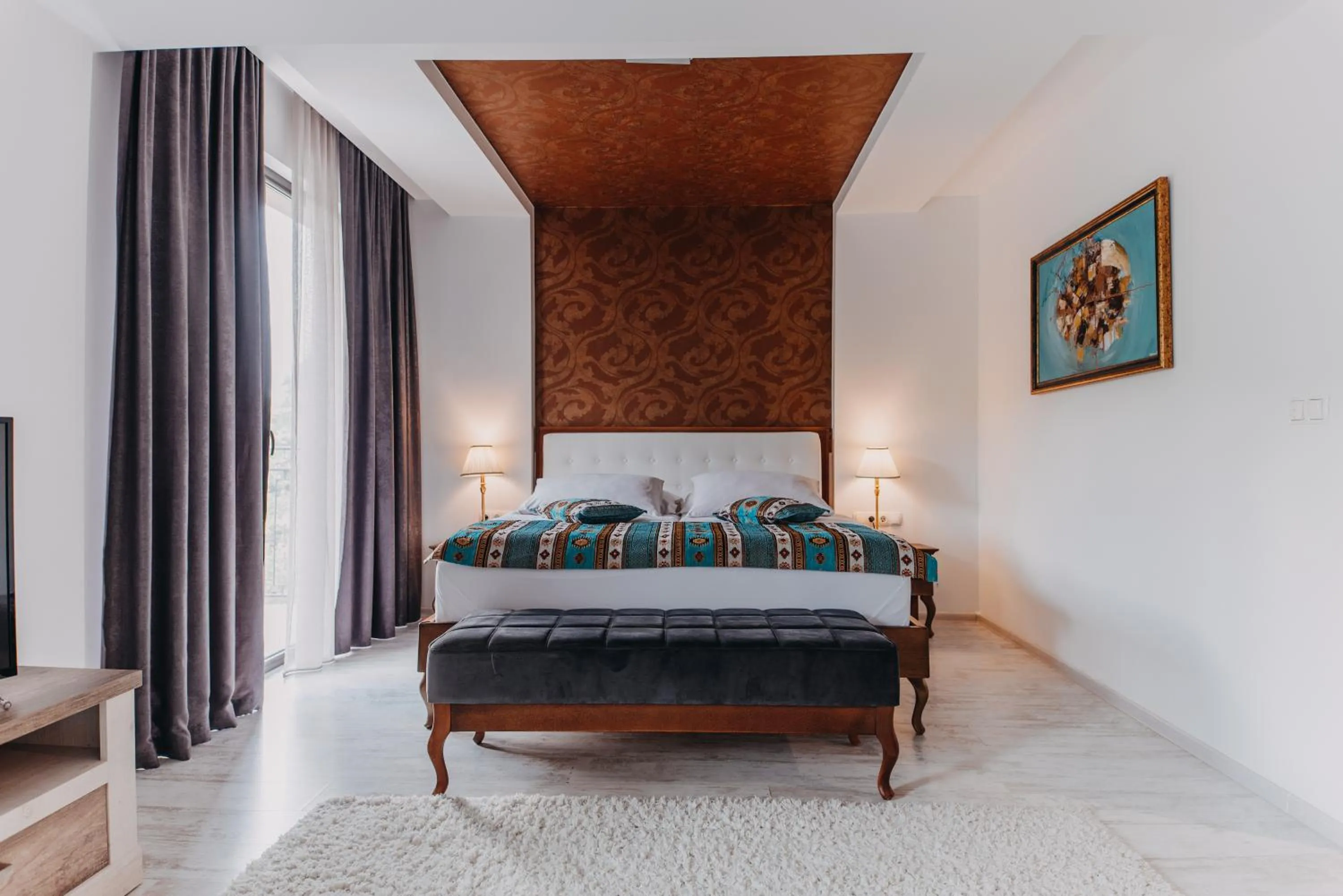 Bed in Hotel Kostelski Buk