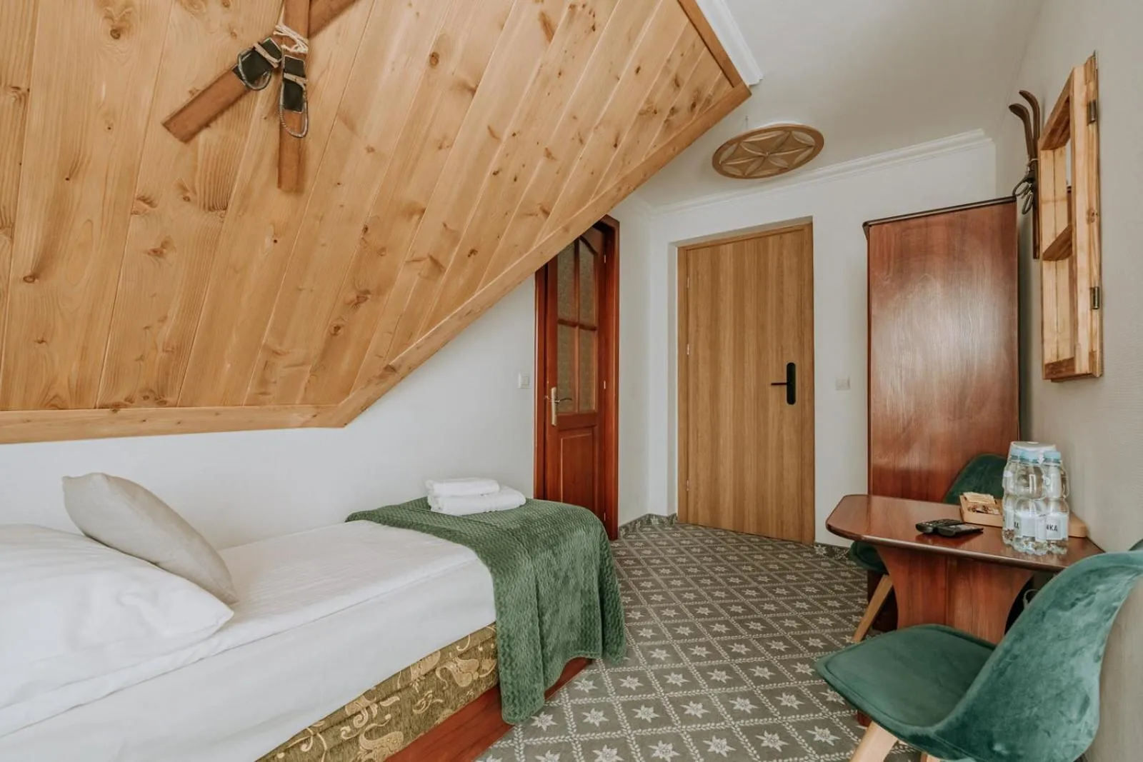 Bed in Willa Swoboda Garden Spa