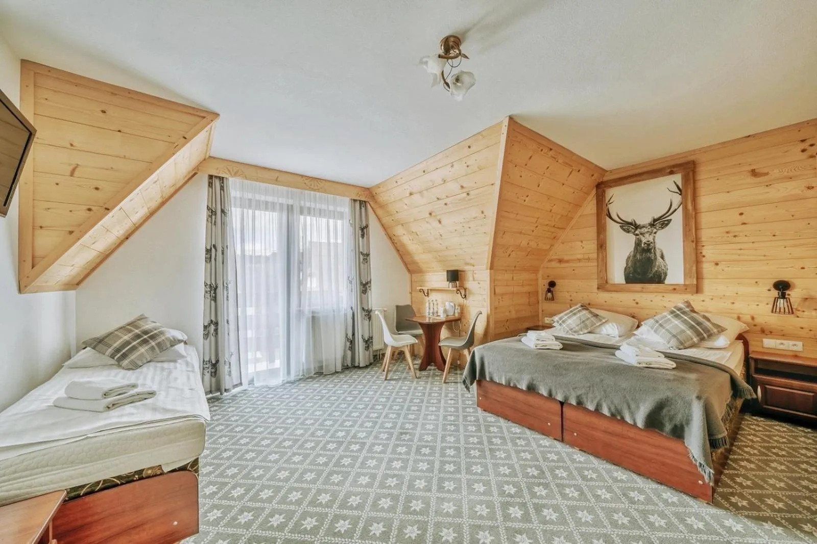 Bed in Willa Swoboda Garden Spa