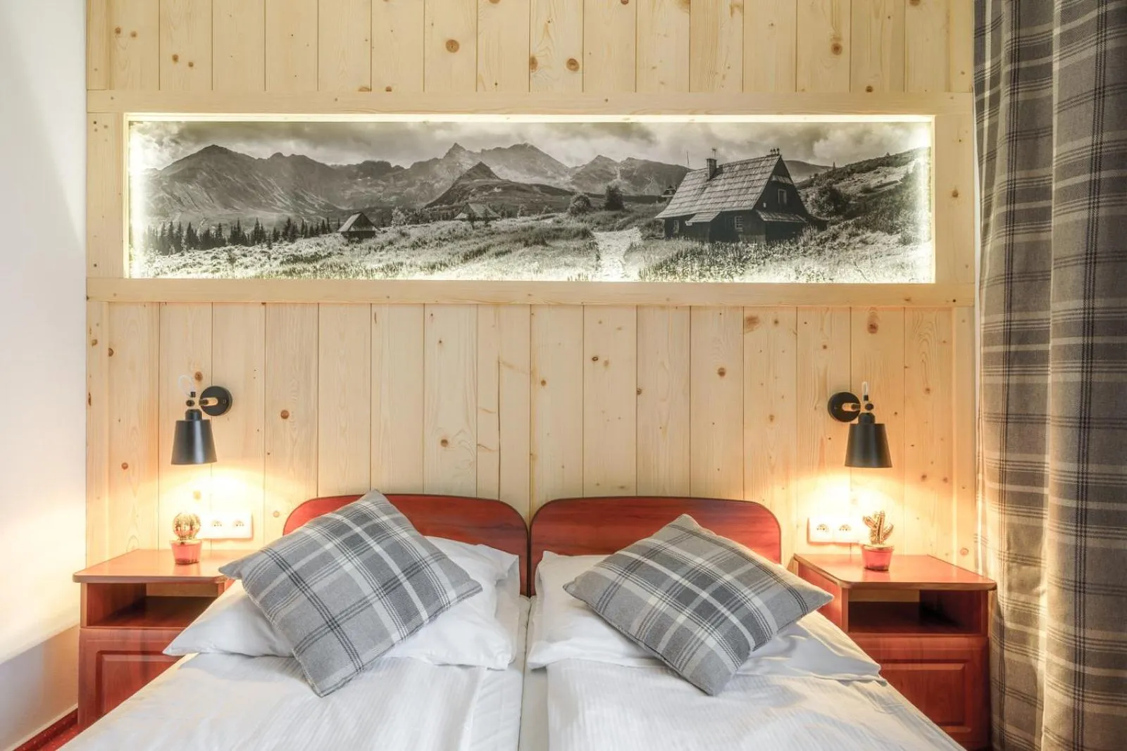 Bed in Willa Swoboda Garden Spa