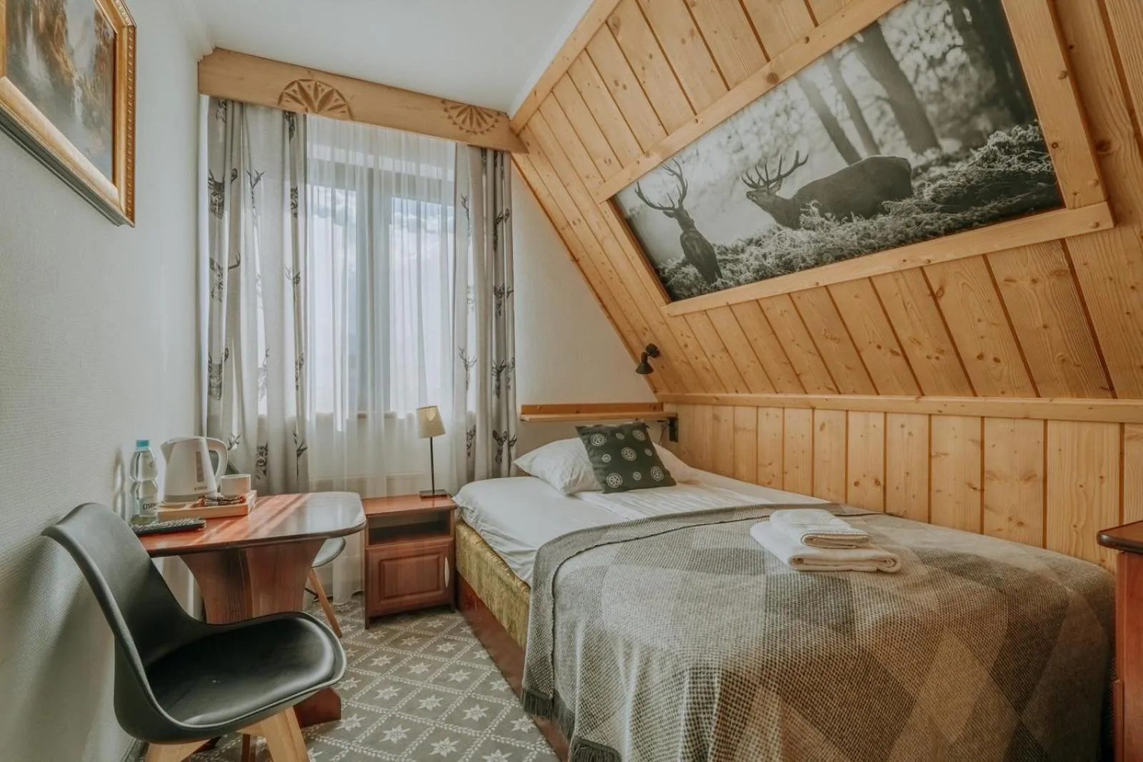 Bed in Willa Swoboda Garden Spa