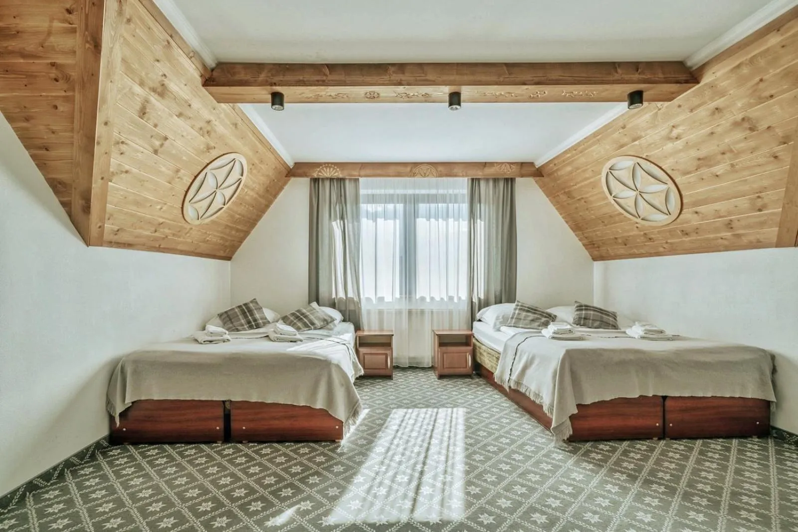 Bed in Willa Swoboda Garden Spa