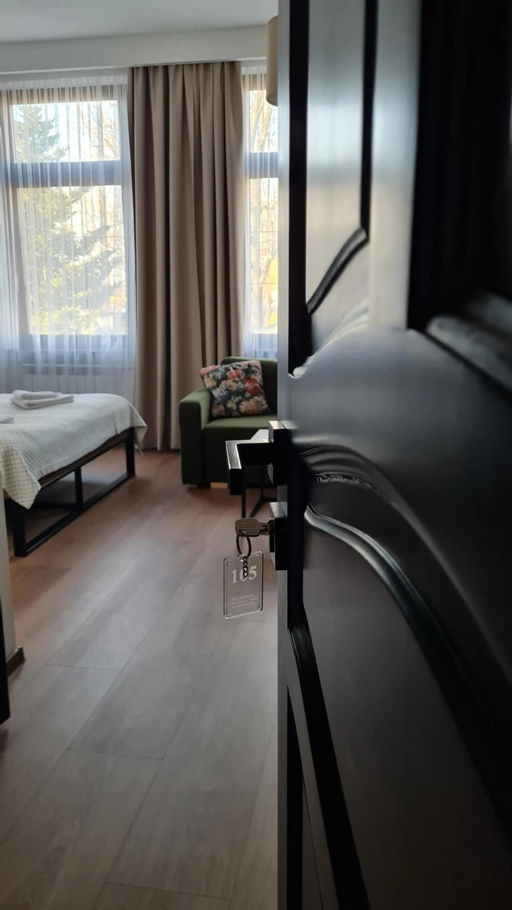 Bed in Hotel Victoria