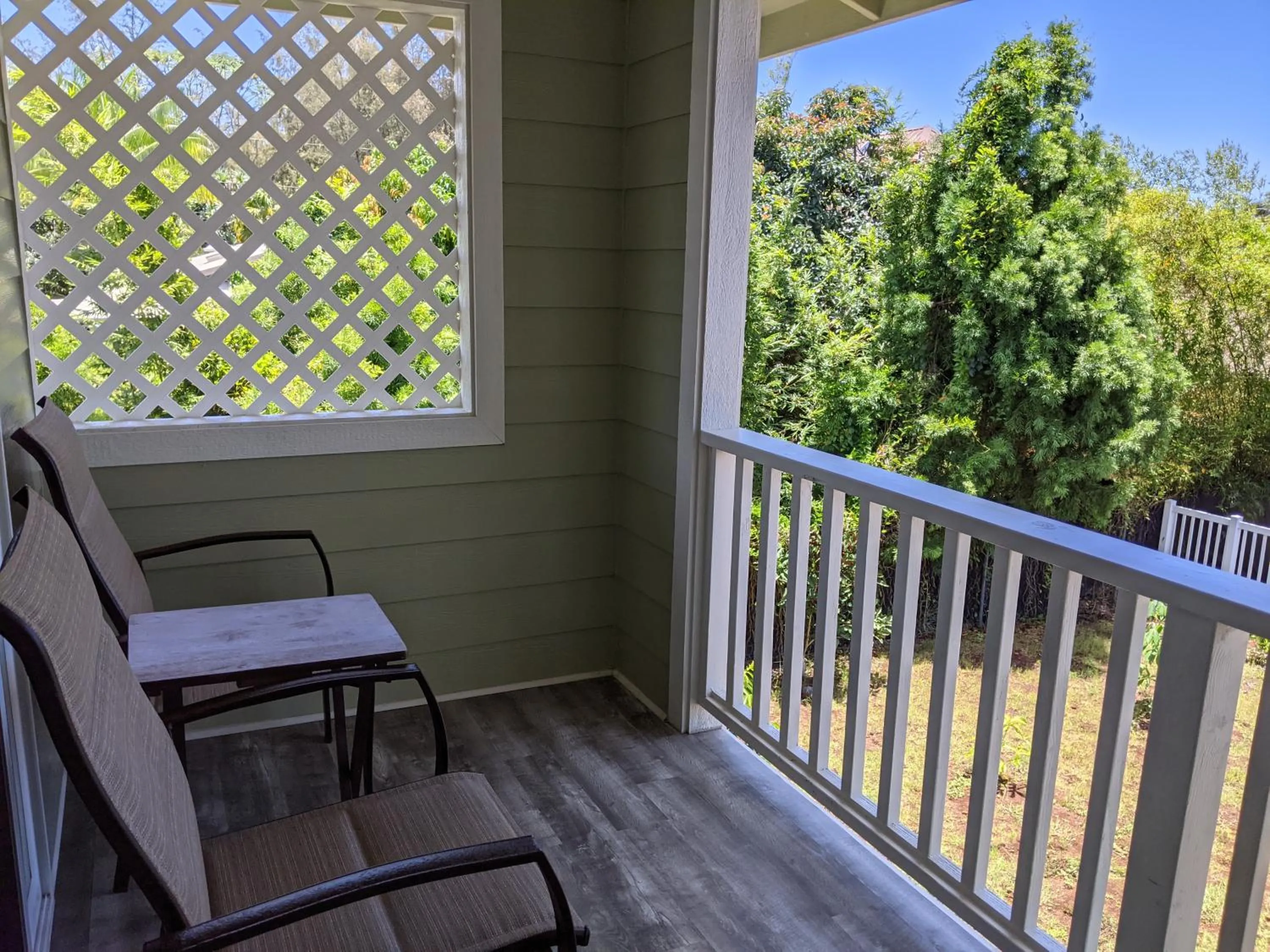 Patio in Ocean Breeze Inn