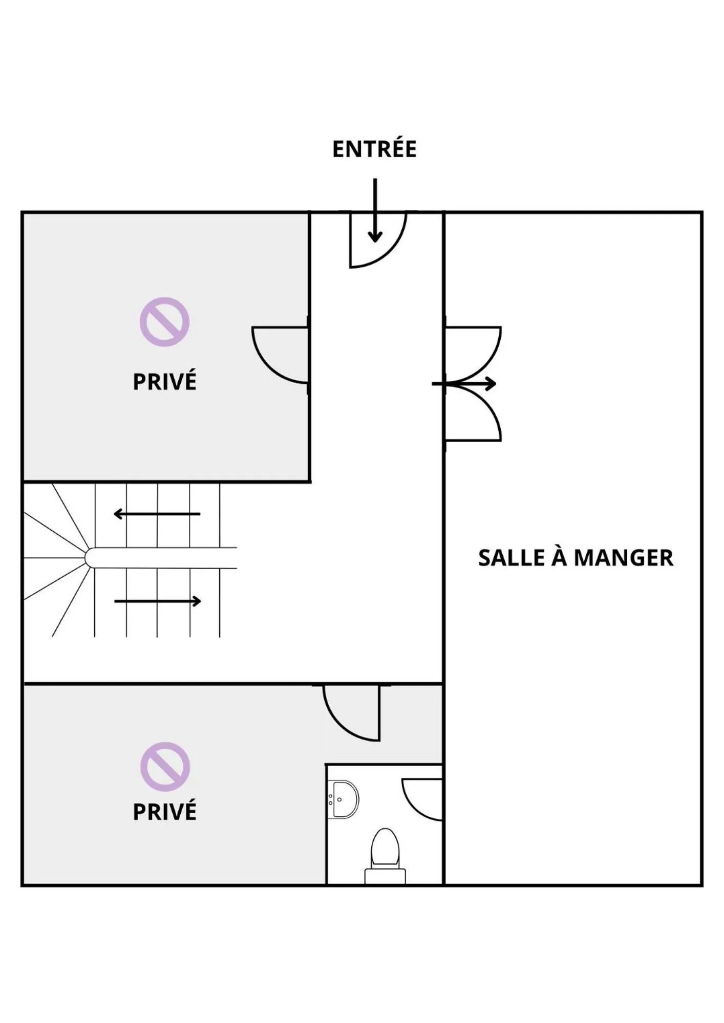 Floor plan in Abitarela - Maison d'Hôtes - B&B