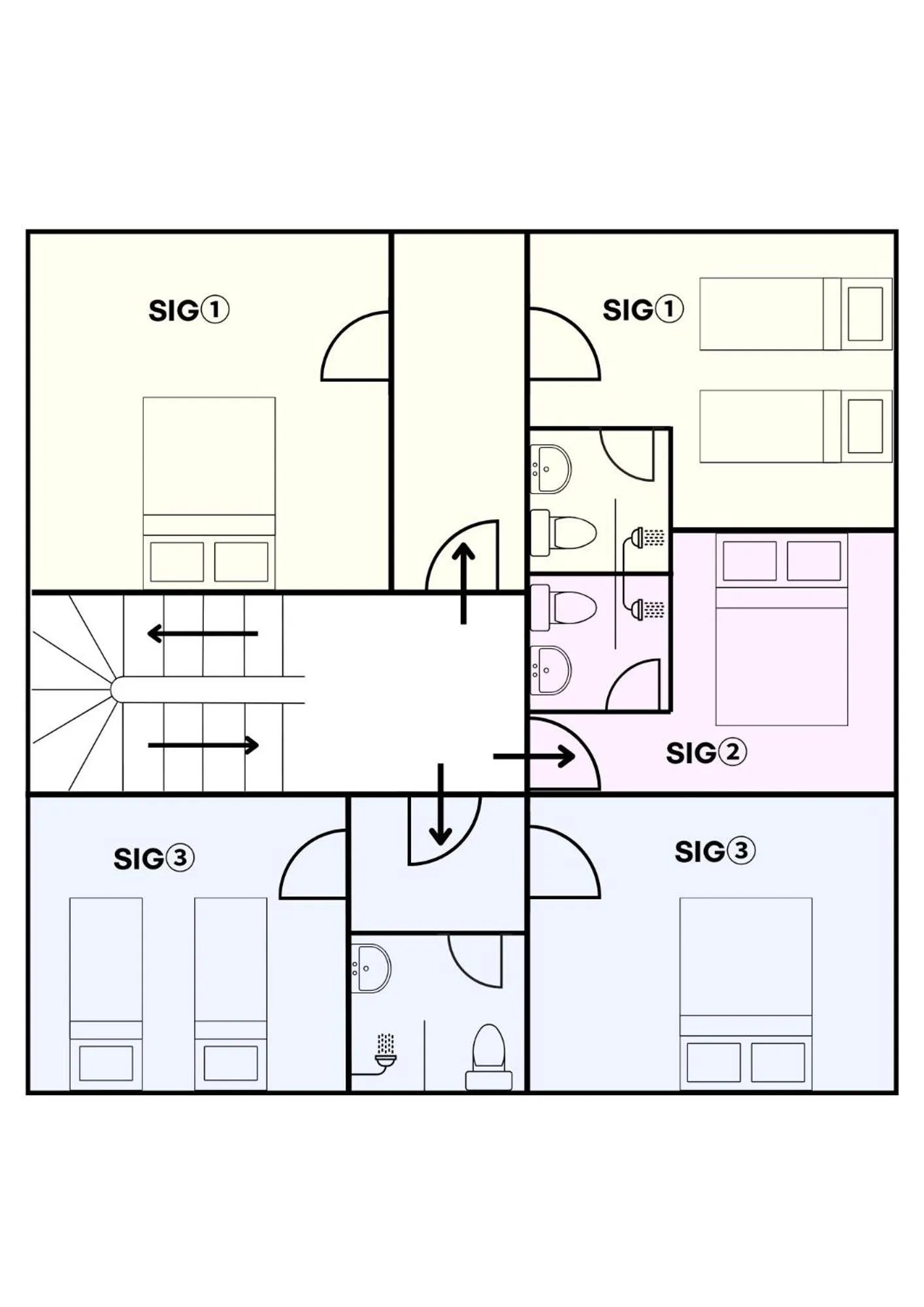 Floor plan in Abitarela - Maison d'Hôtes - B&B