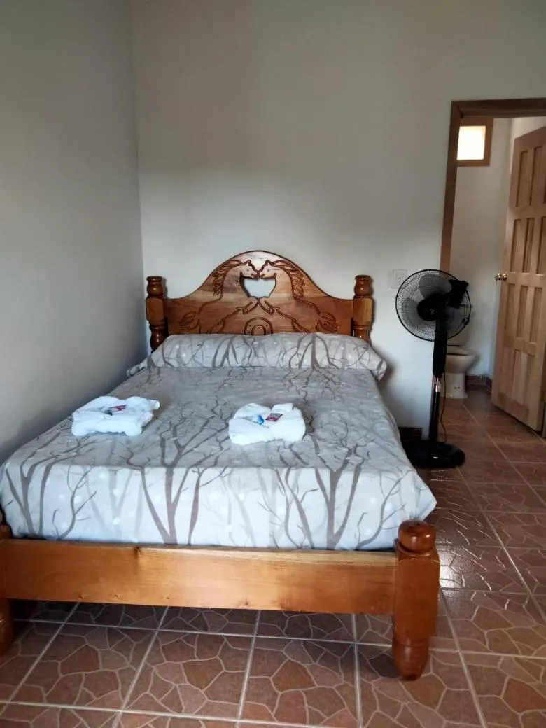 Bed in Ciudad de Las Rocas