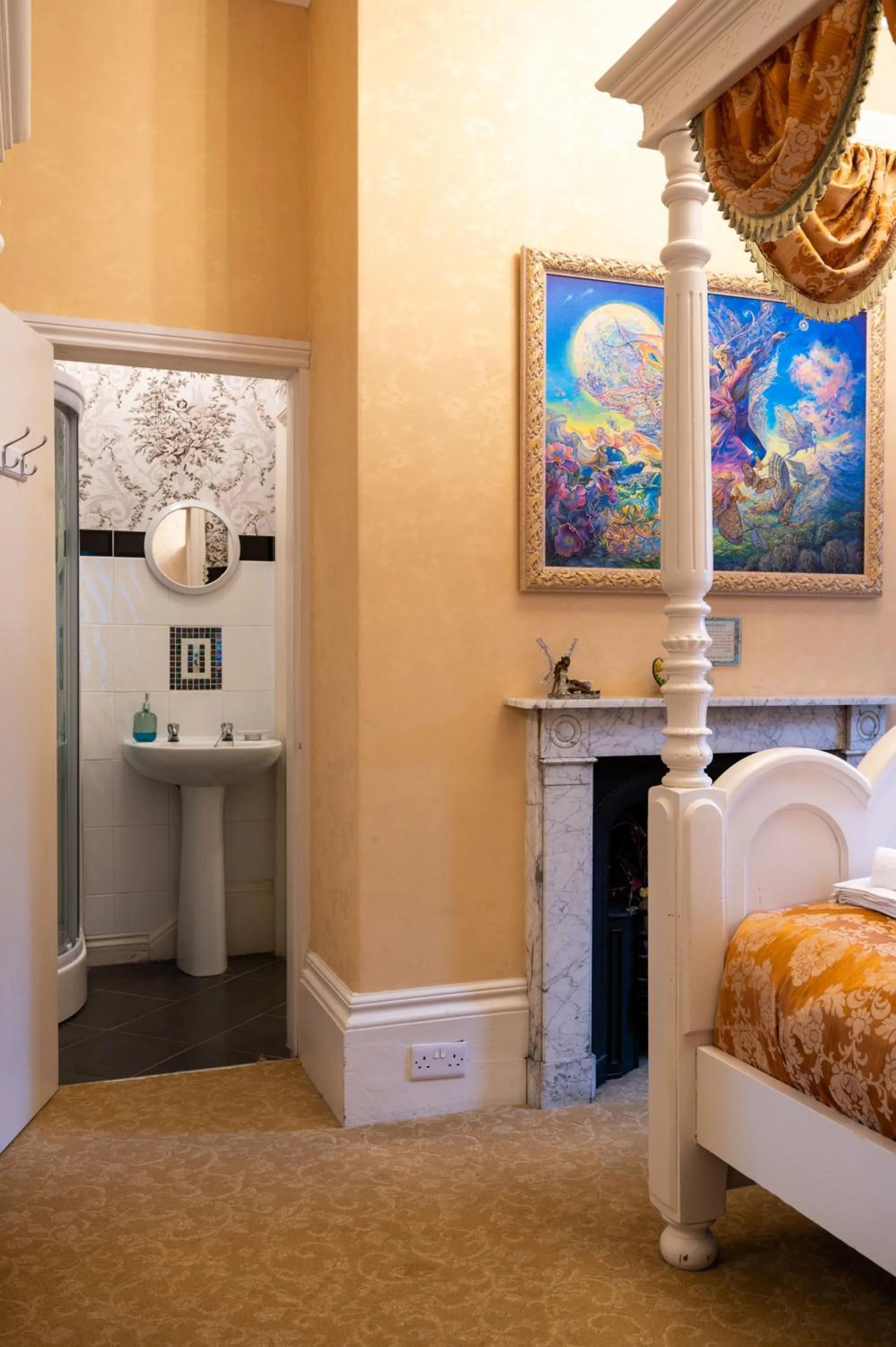 Bedroom, Bed in Enchanted Manor