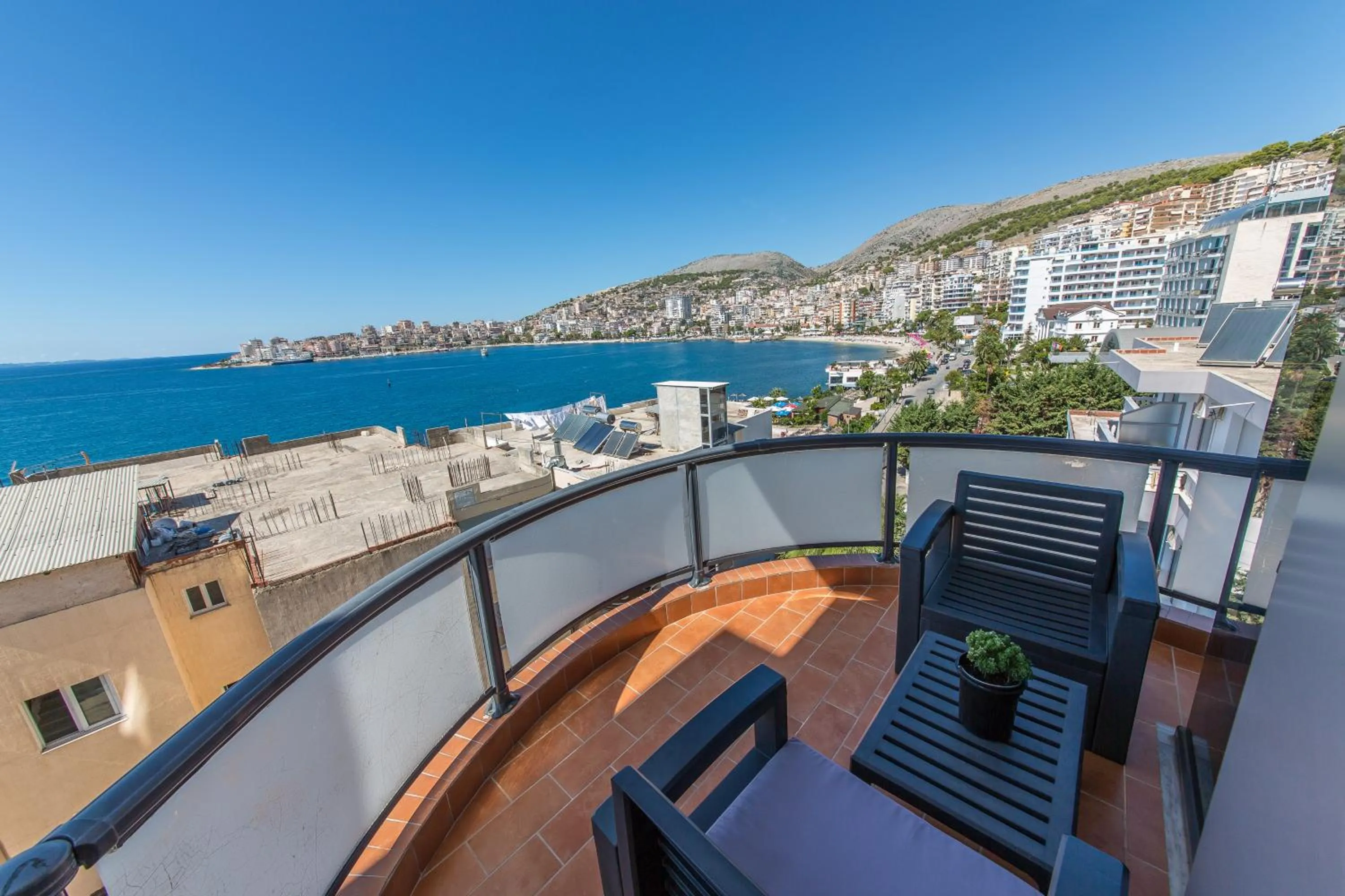 Balcony/Terrace in Hotel Brilant Saranda