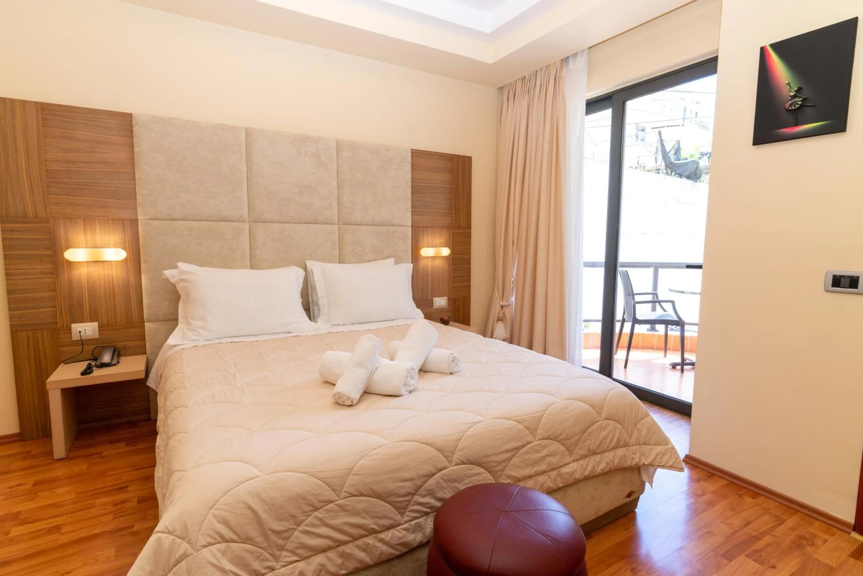 Photo of the whole room, Bed in Hotel Brilant Saranda