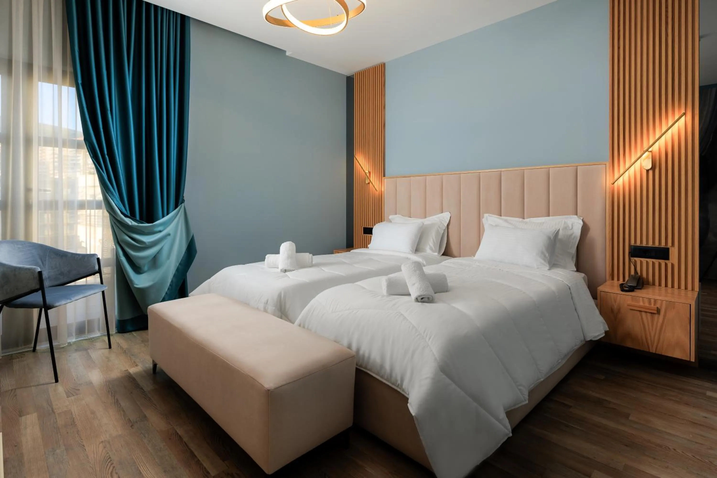 Bed in Hotel Brilant Saranda