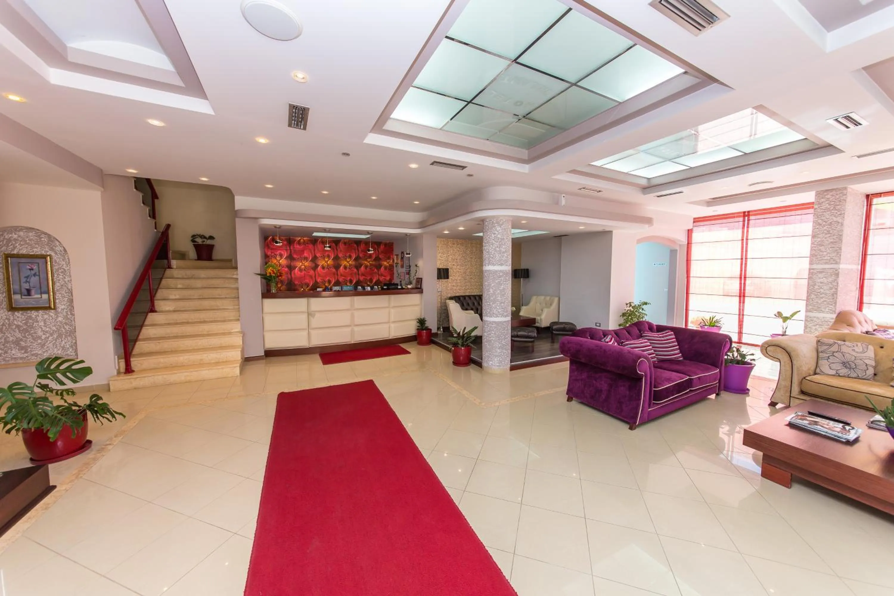 Lobby or reception in Hotel Brilant Saranda