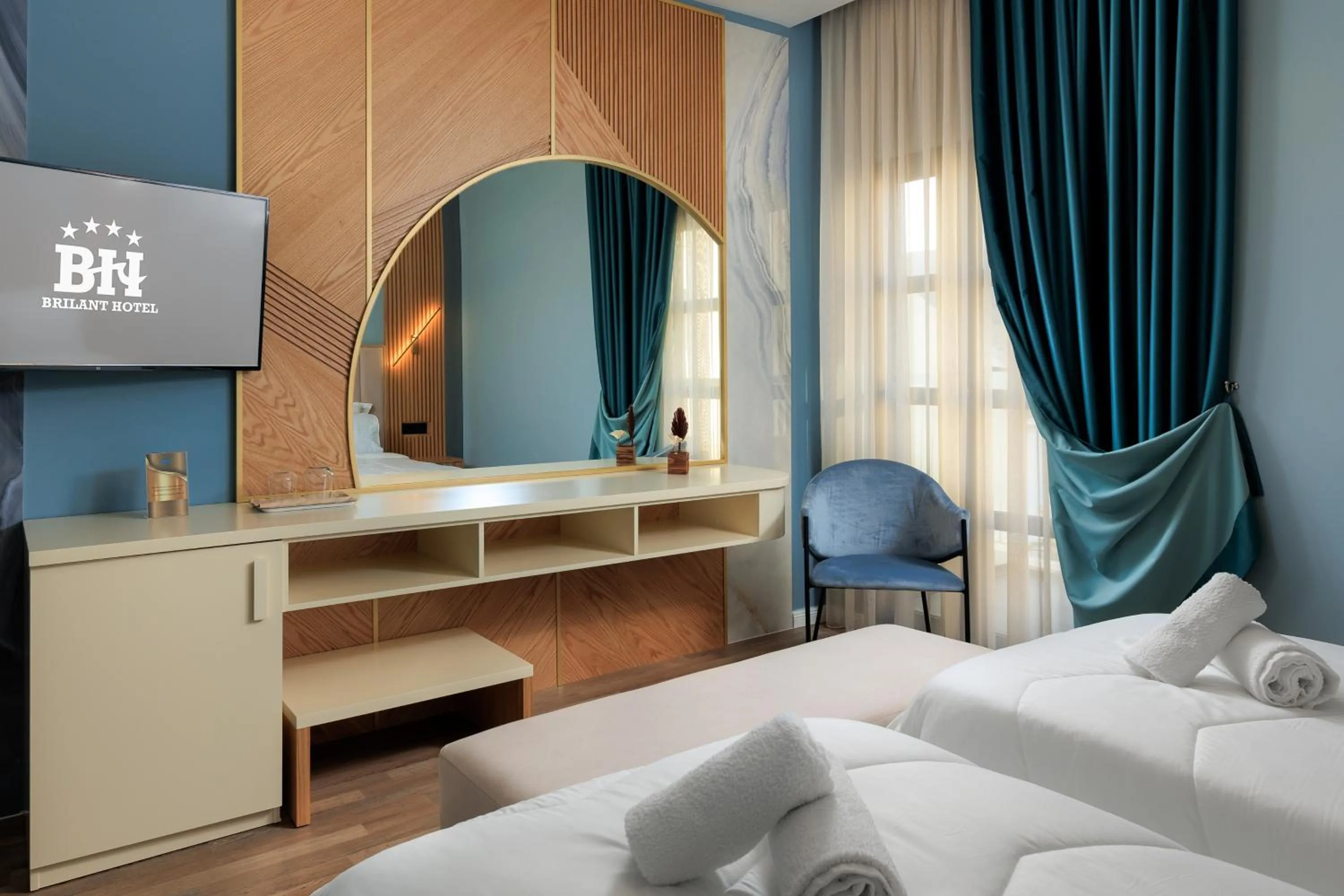 Bed in Hotel Brilant Saranda