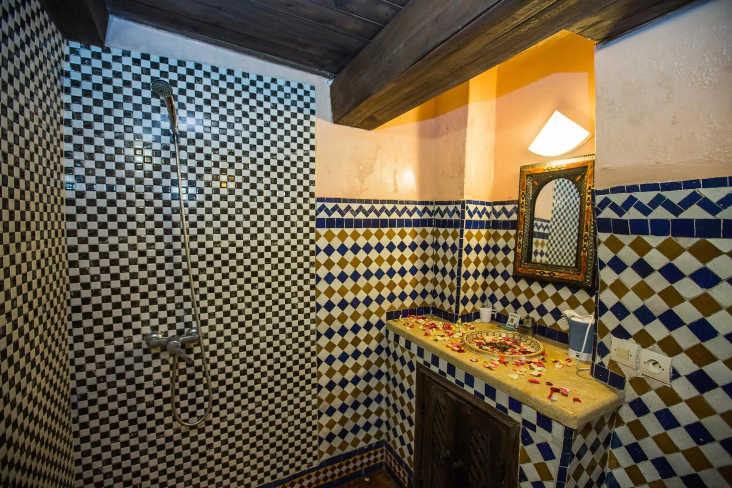Bathroom in Riad Zina Fes - Elegance in the Heart of Fes