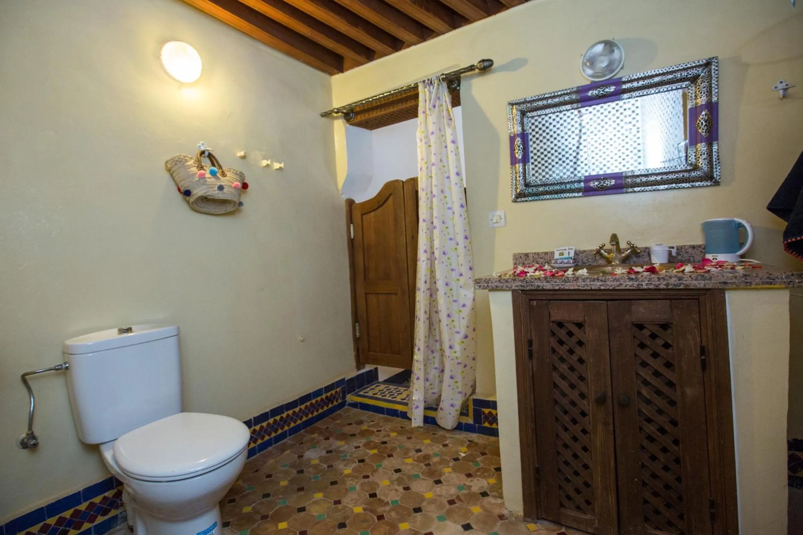 Bathroom in Riad Zina Fes - Elegance in the Heart of Fes