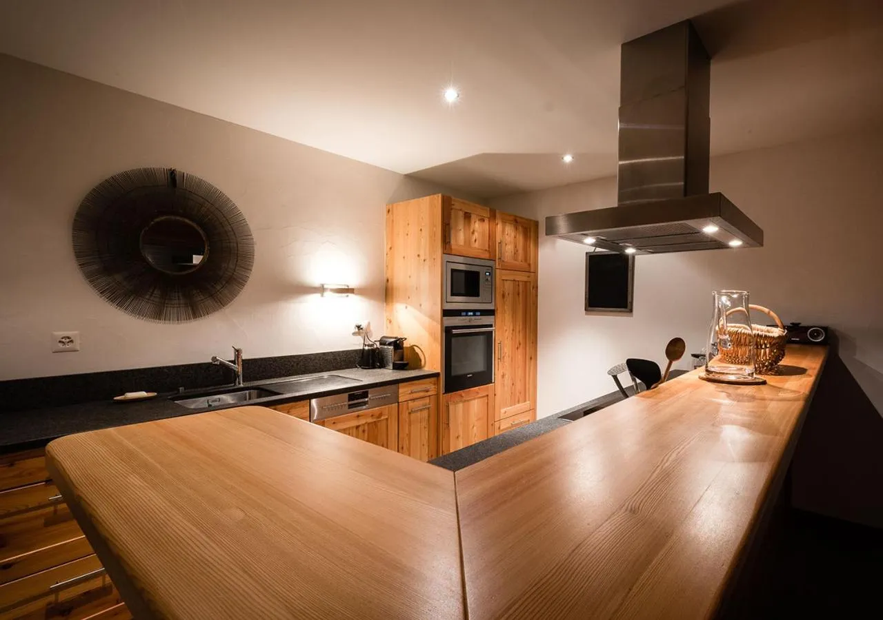 Kitchen or kitchenette in Nendaz 4 Vallées & SPA 4* Superior