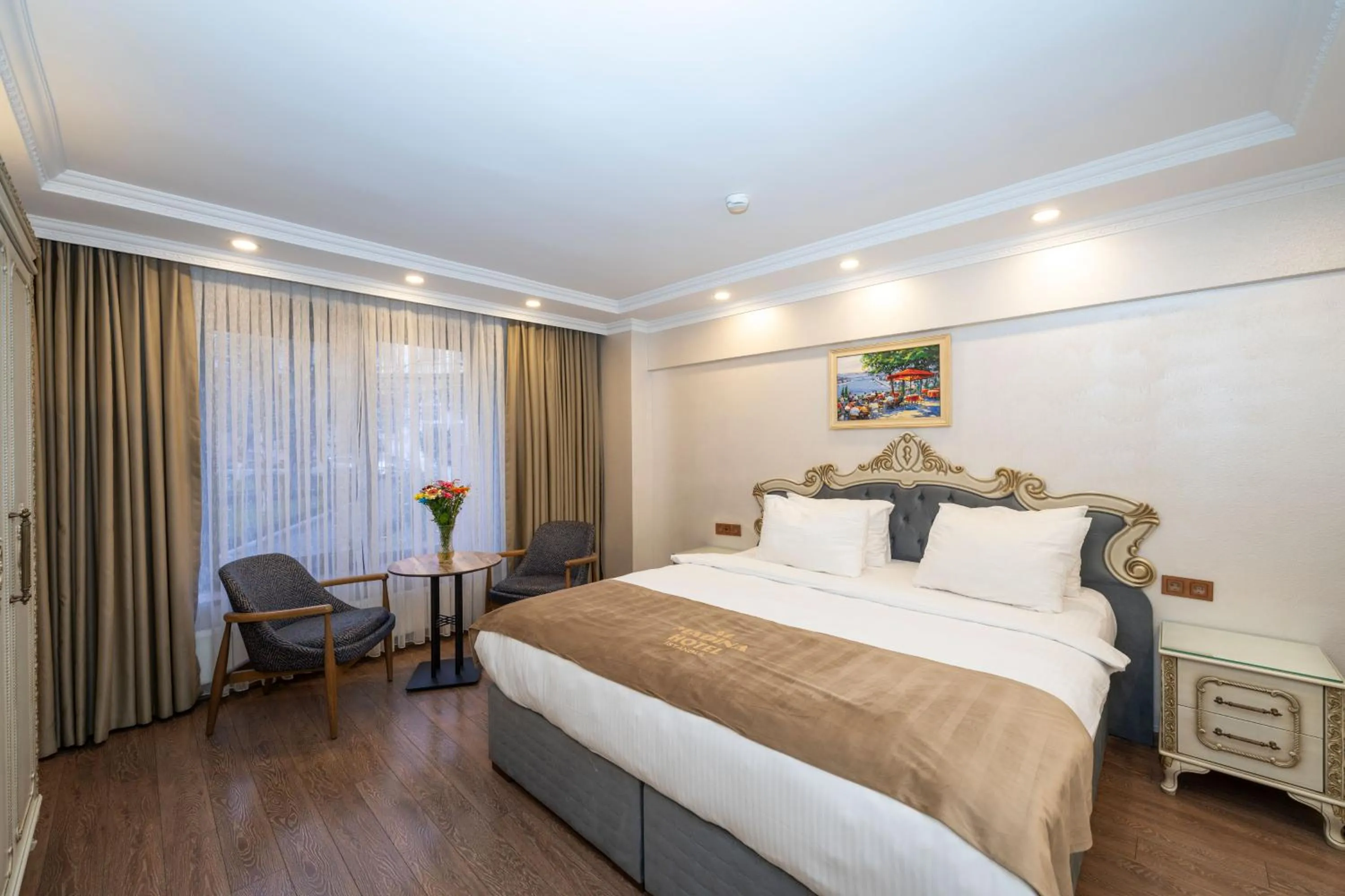 Bed in Almadina Hotel Istanbul