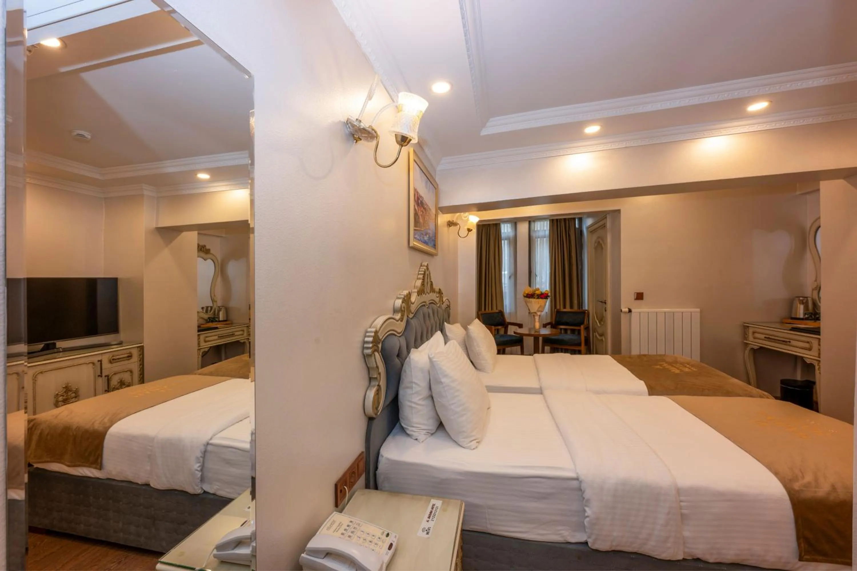 Bed in Almadina Hotel Istanbul