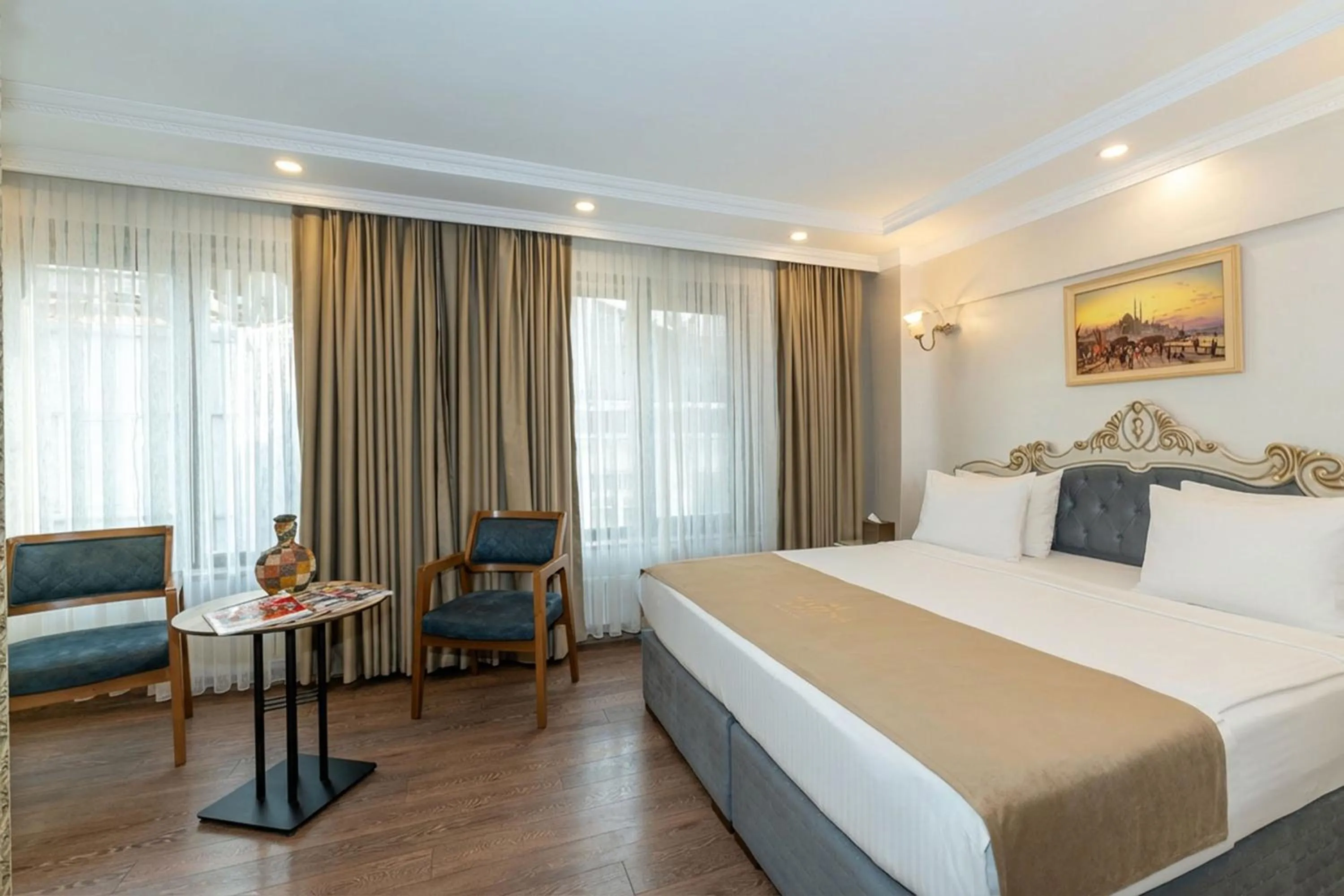 Bed in Almadina Hotel Istanbul