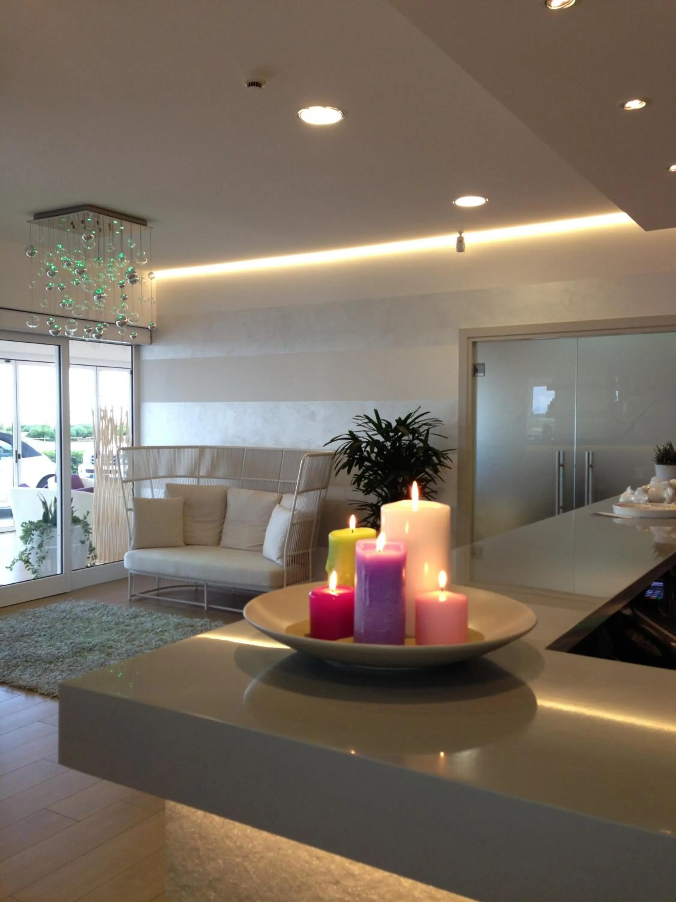 Decorative detail in Hotel Lux