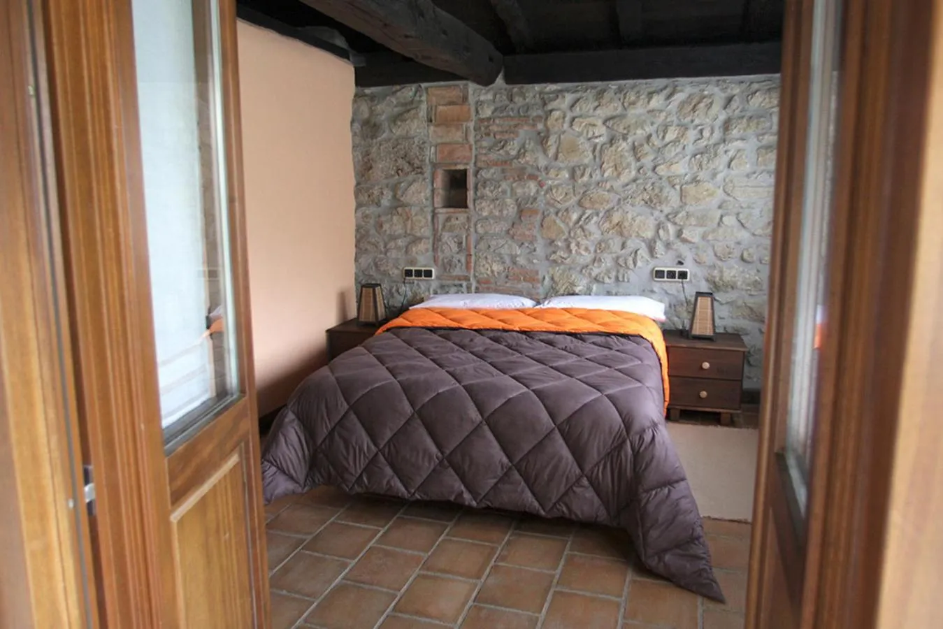 Bed in Hotel Rural Llerau