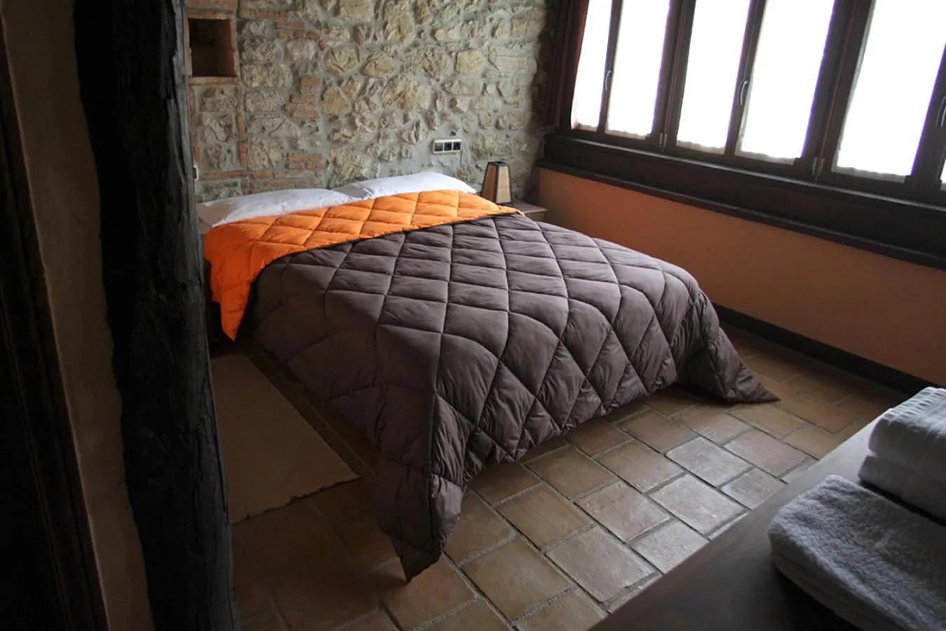 Bed in Hotel Rural Llerau