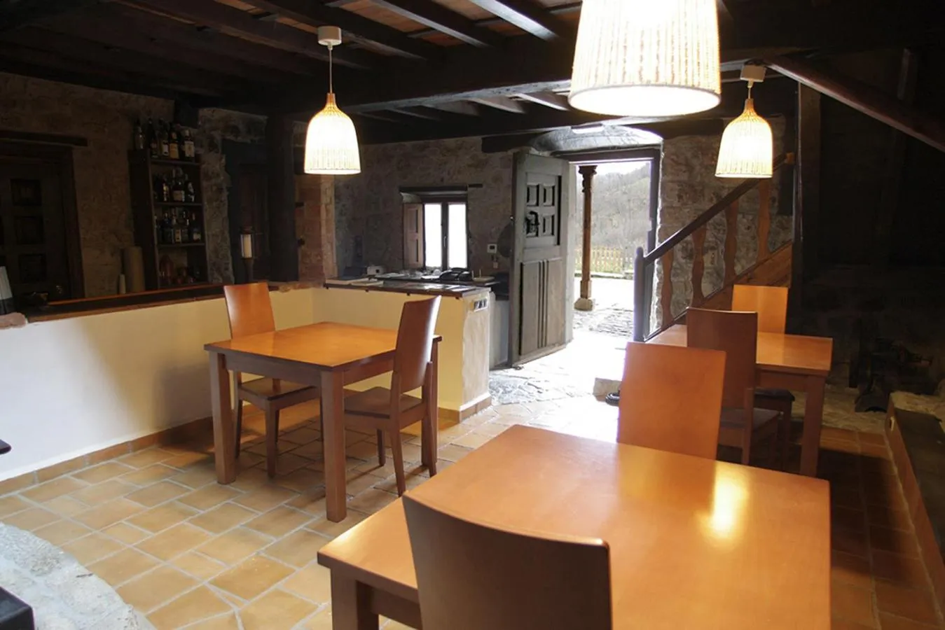 Restaurant/places to eat in Hotel Rural Llerau